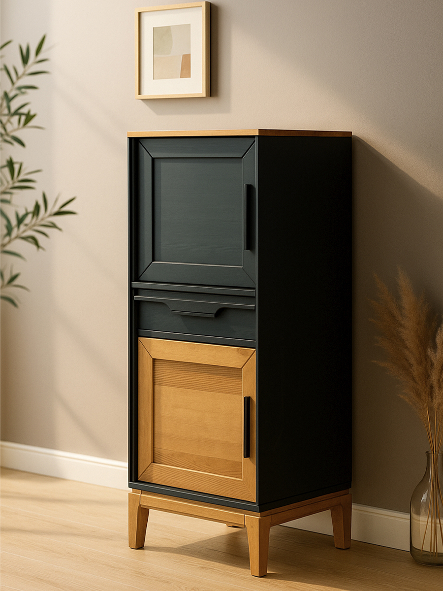 Изображение товара Буфет Гранада 54x127x41 см массив сосны серый антик дом мебели