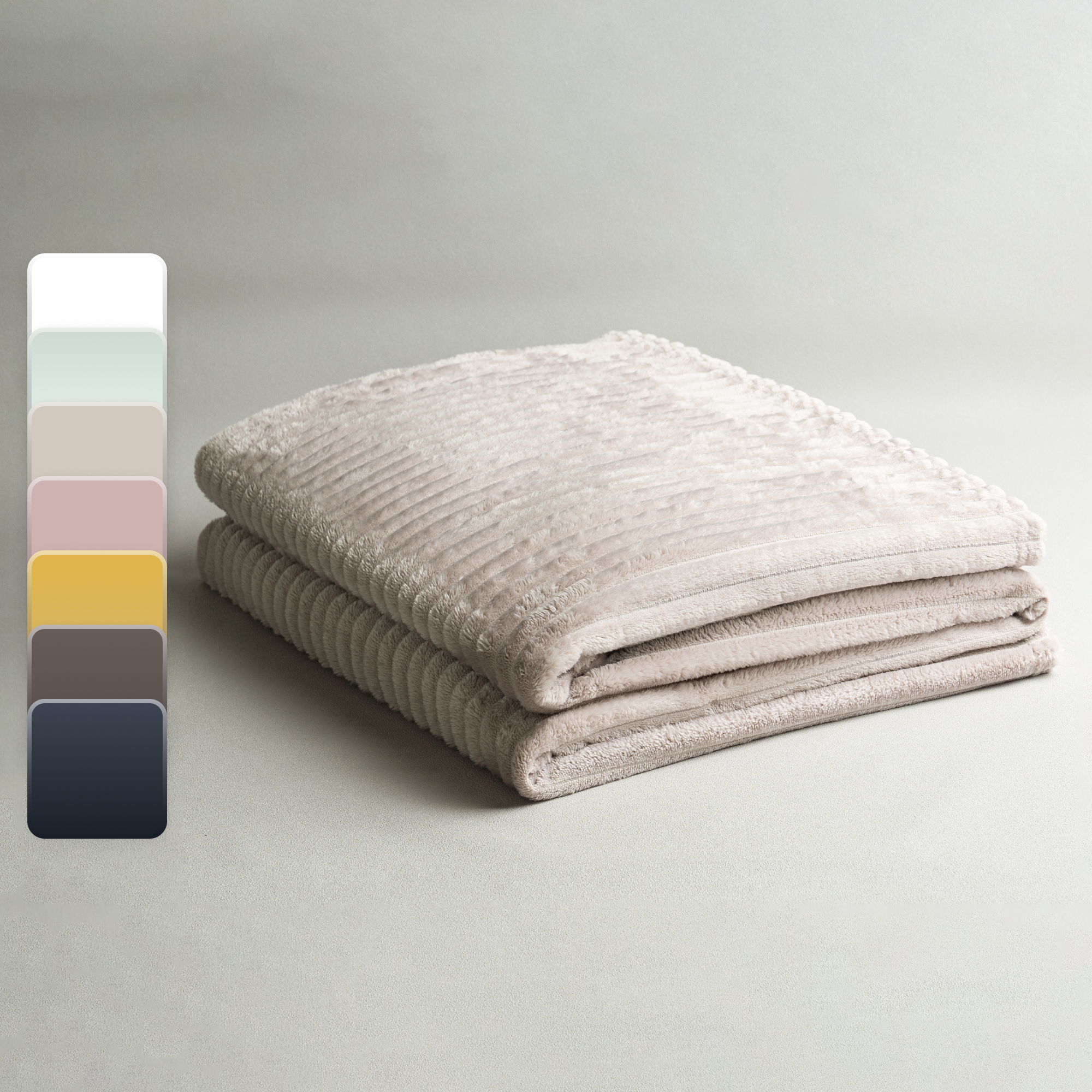 Изображение товара Плед Line 150x200 см велсофт розовый Bohemia 6 стильный теплый