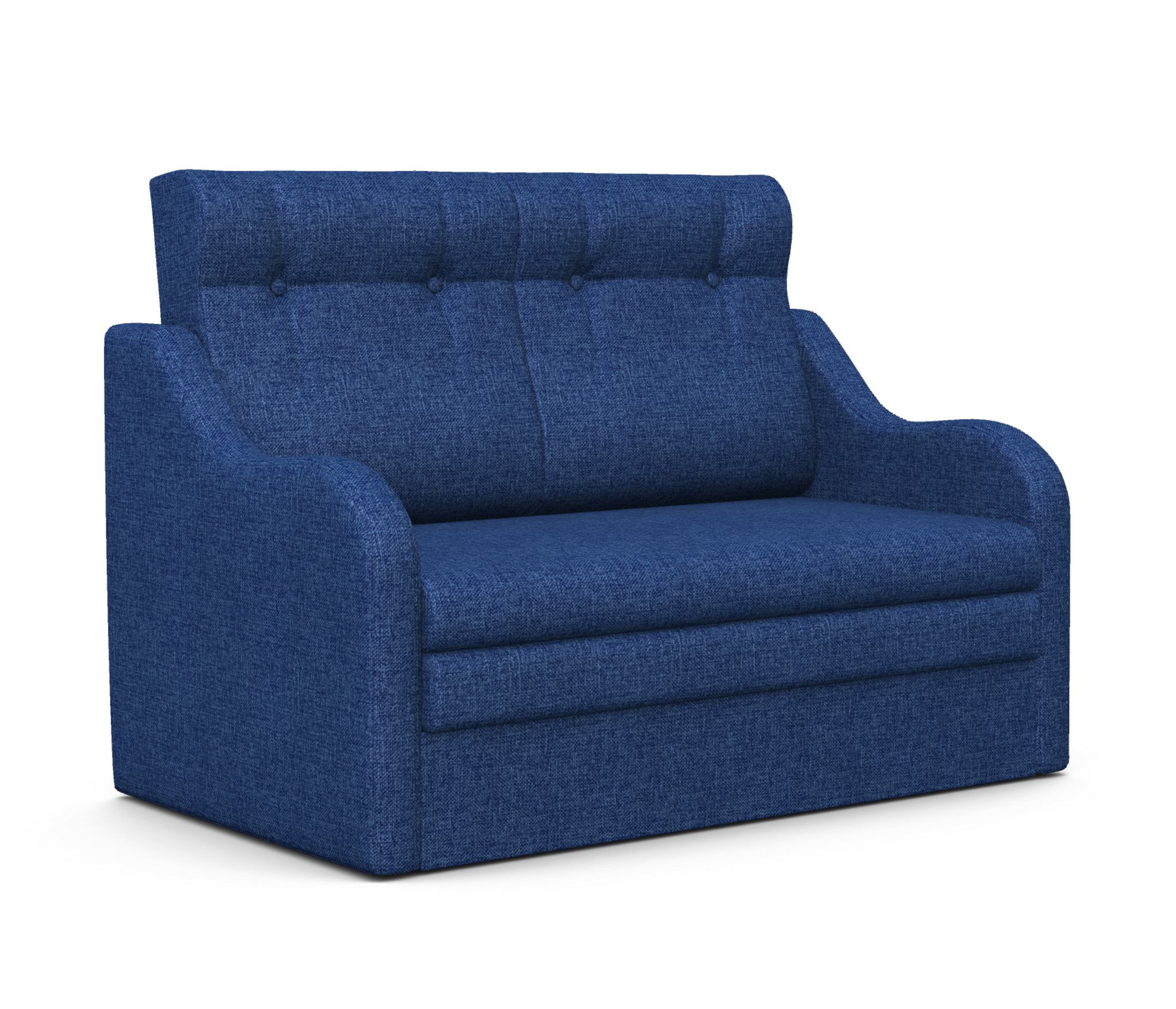 Изображение товара Диван раскладной Гамма Классика 2В синий мебельное кресло для гостиной
