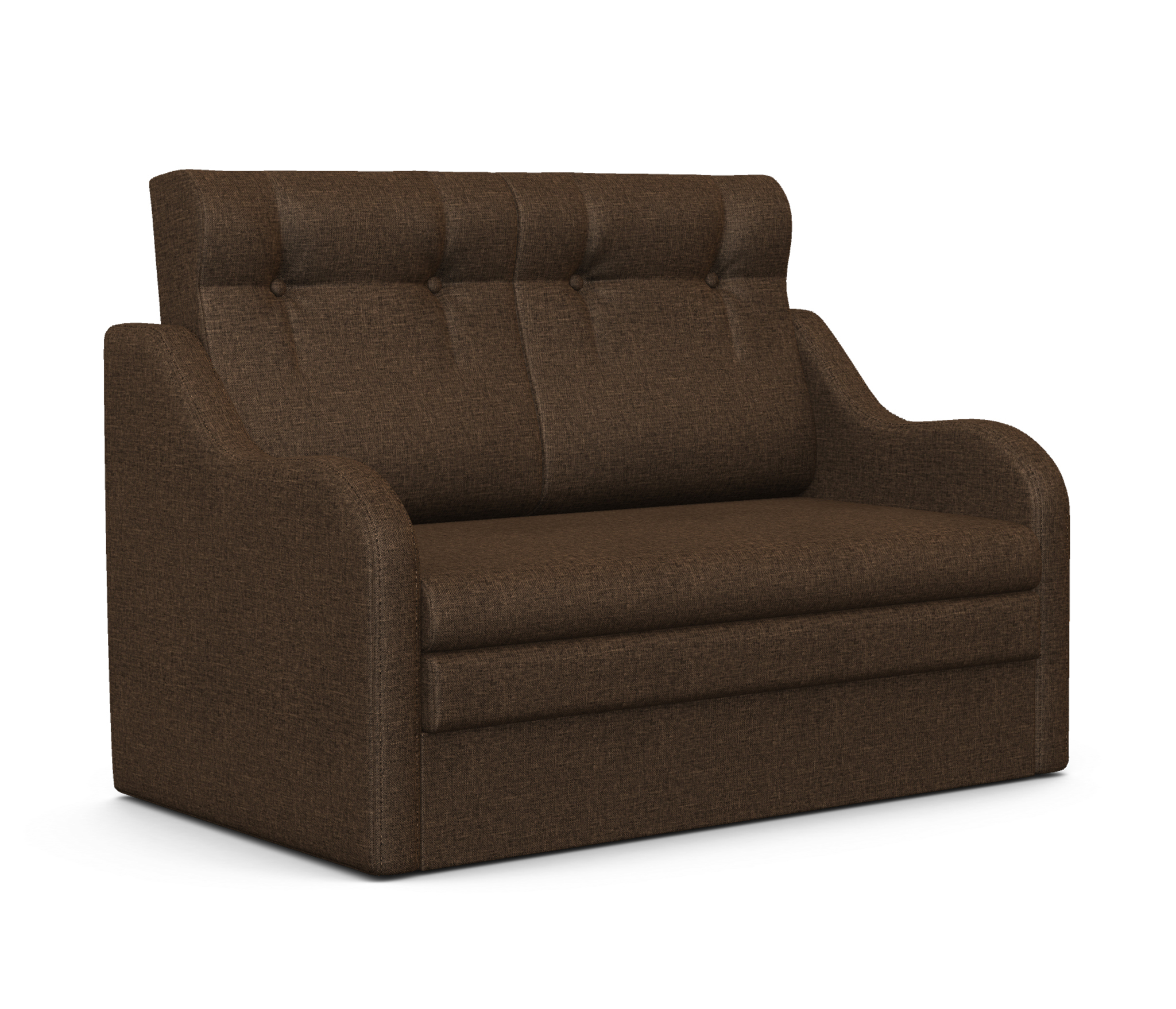 Изображение товара Диван раскладной Гамма Классика 2В ширина 140 см шоколадный ткань