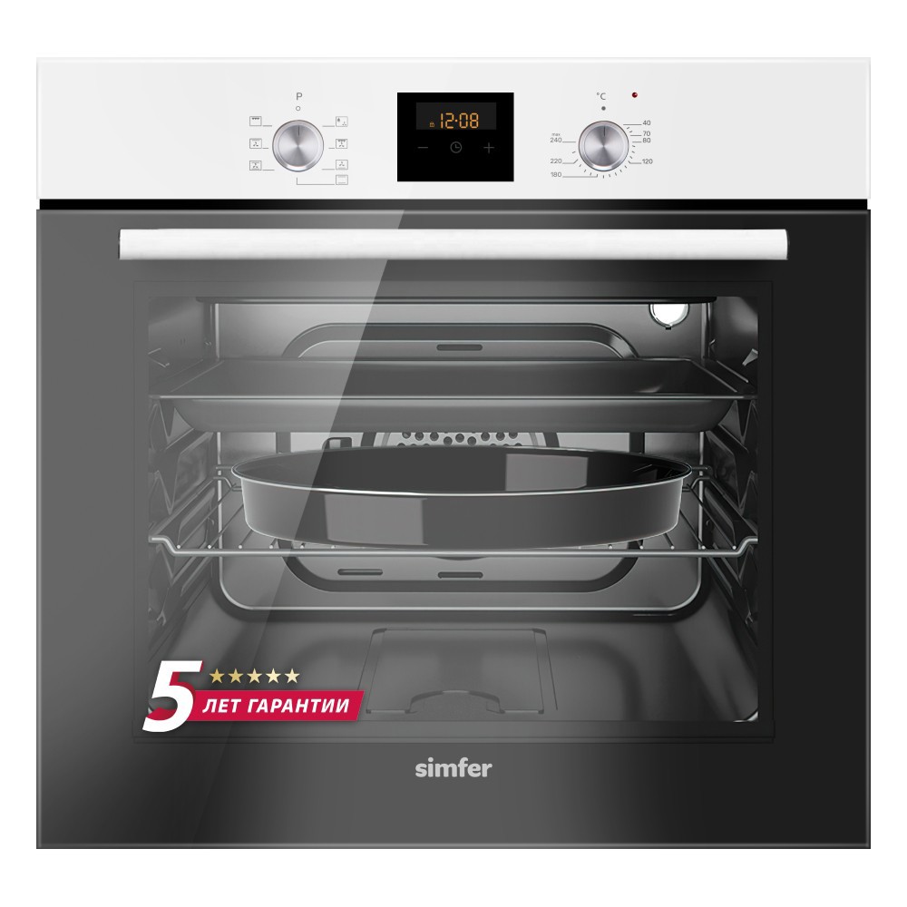 Изображение товара Электрический встраиваемый духовой шкаф Simfer B6EW56024 60 см