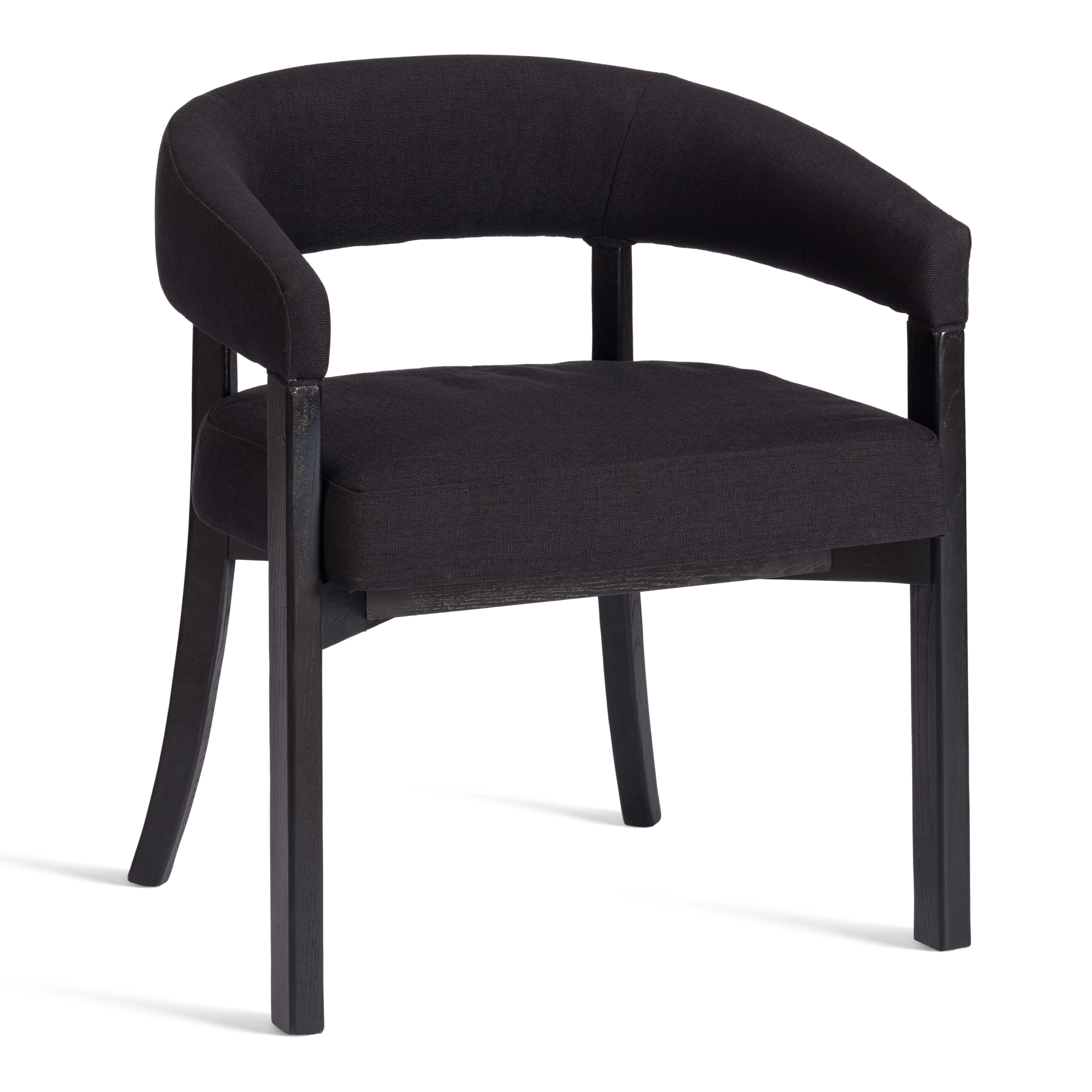 Изображение товара Кухонный стул Tetchair Surtur 54x74x53 см ткань цвет черный Изображение товара Кухонный стул Tetchair Surtur 54x74x53 см ткань цвет черный