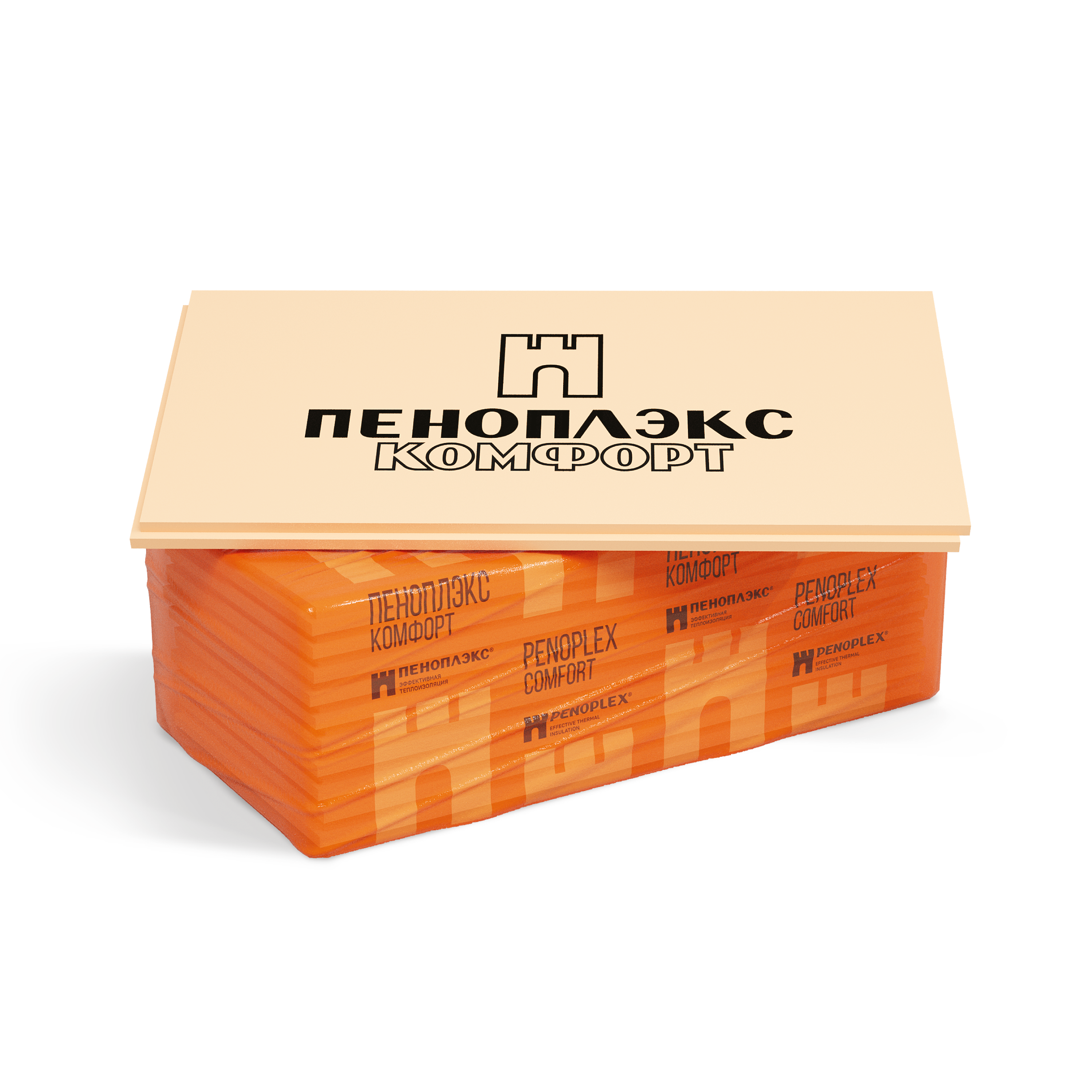 Экструдированный пенополистирол XPS 50 мм Пеноплэкс Комфорт 585x1185 мм 0.69 м²