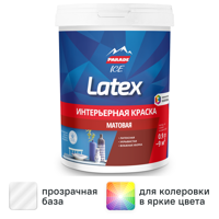Изображение товара Моющаяся краска Parade Latex прозрачная 0.9 л для внутренних помещений Изображение товара Моющаяся краска Parade Latex прозрачная 0.9 л для внутренних помещений