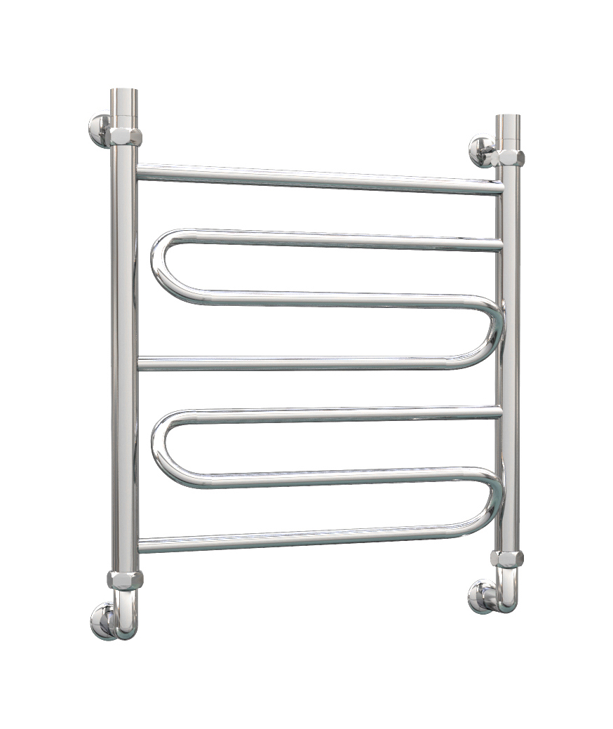 Изображение товара Полотенцесушитель водяной Роснерж Зиг-Заг 600x430 мм нержавеющая сталь хром