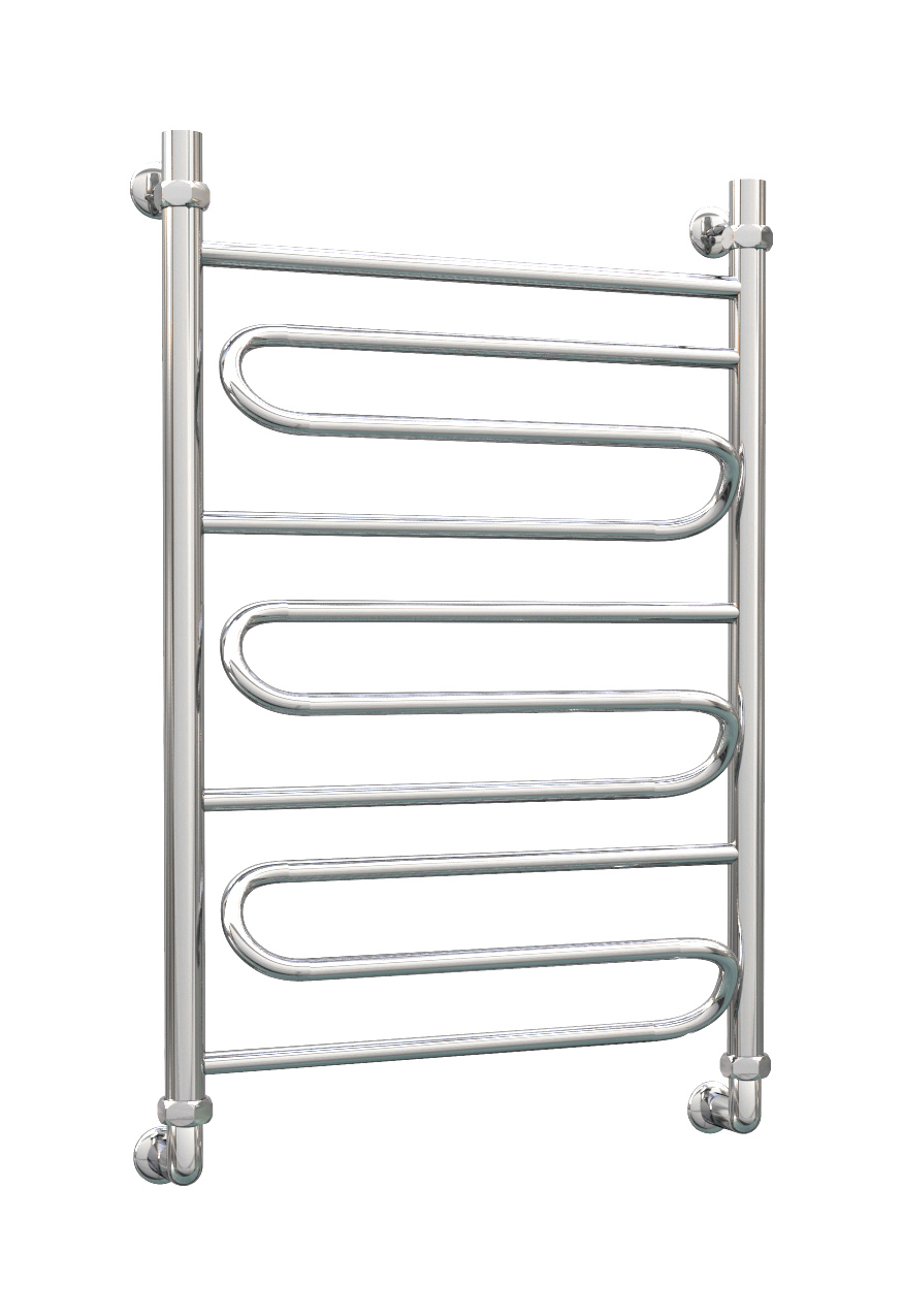 Изображение товара Водяной полотенцесушитель Роснерж Зиг-Заг 800x530 мм из нержавеющей стали хром