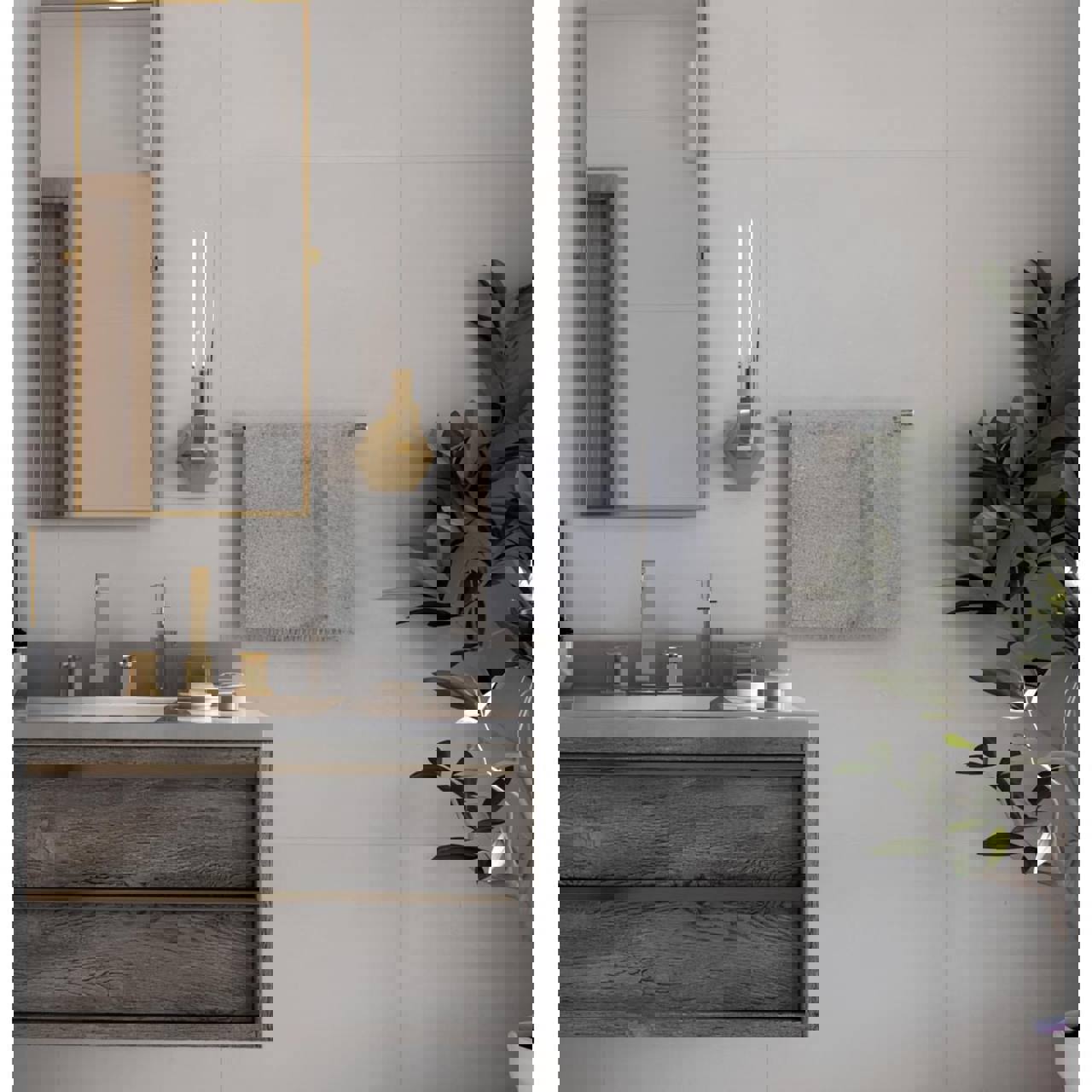 Изображение товара Керамогранит Steppe ceramics Concrete CR0H05M01 60x60 см серый для пола и стен