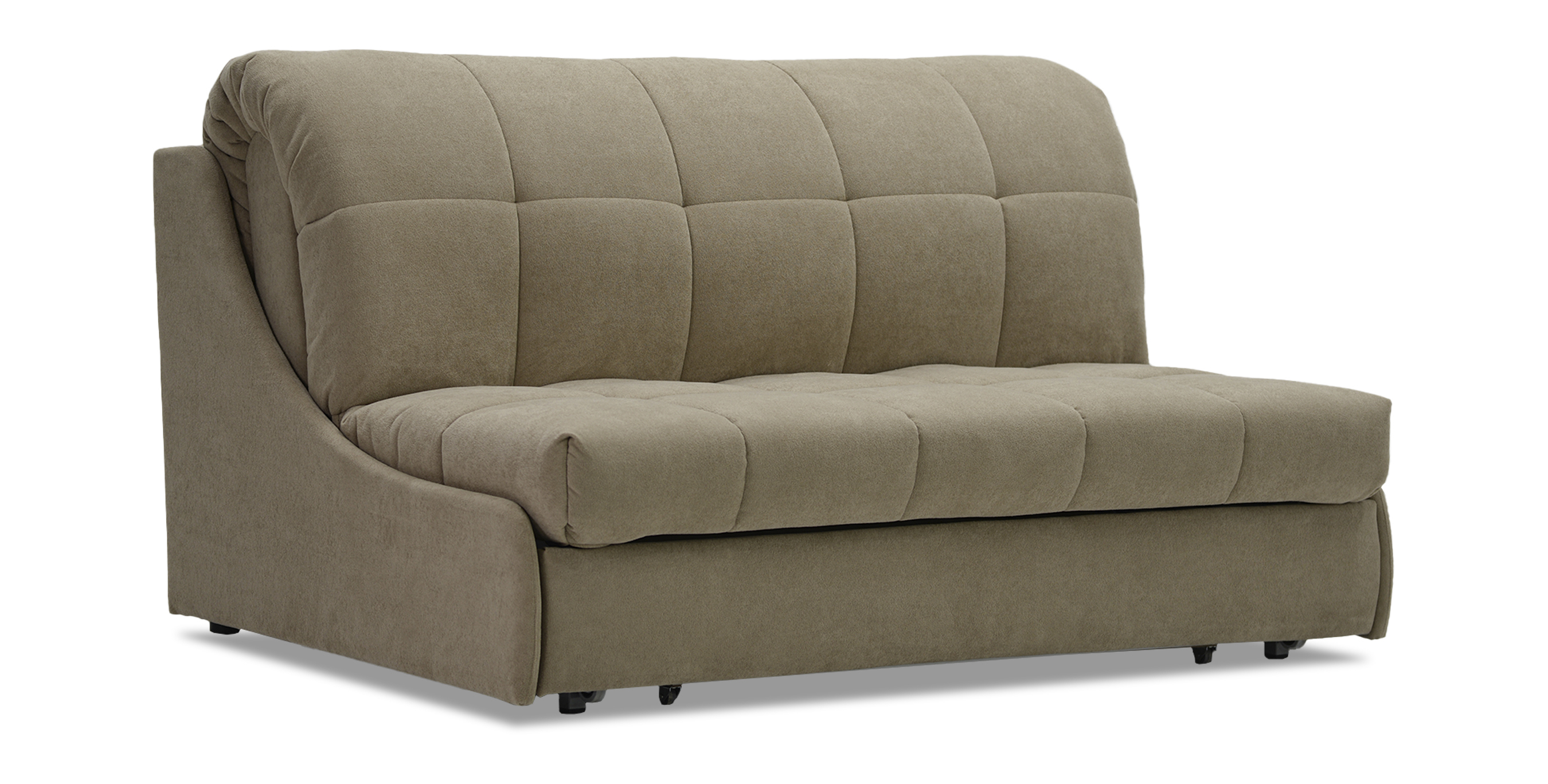 Изображение товара Раскладной диван Ладья Тусон велюр бежевый 153x91x112 см