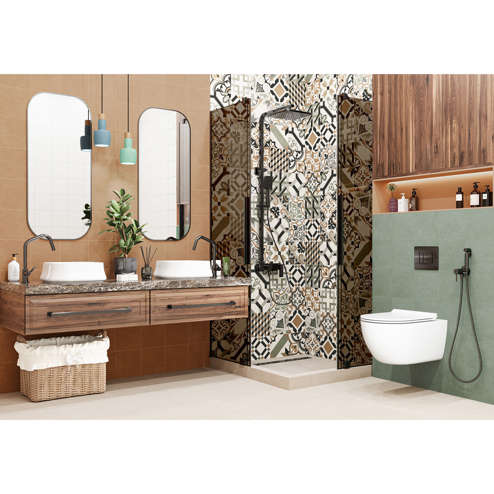 Изображение товара Керамогранит New trend Design art GP2020DMX31 20x20см цвет разноцветный