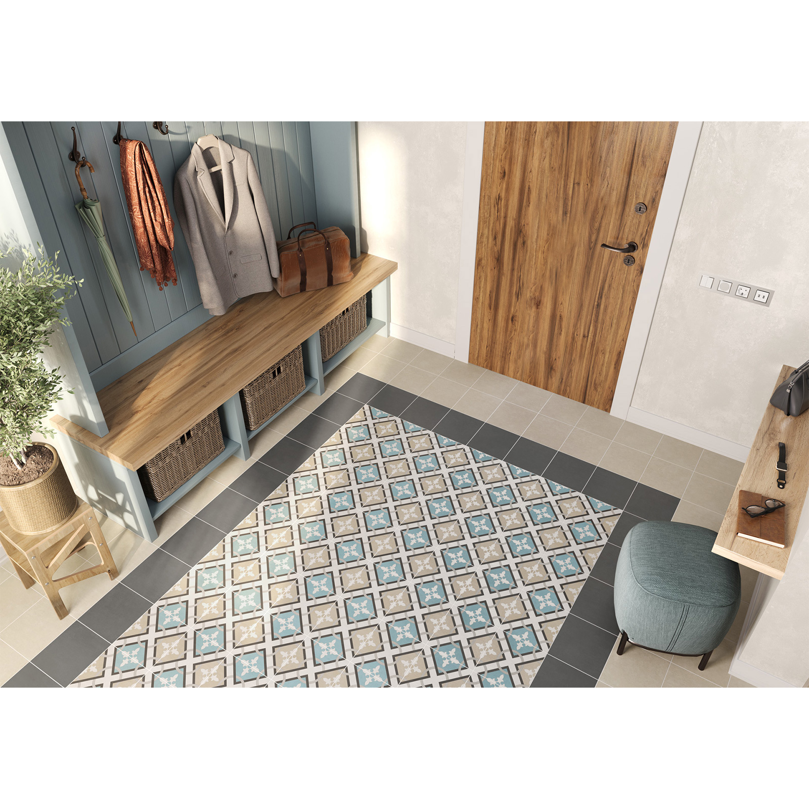 Изображение товара Керамогранит New trend Design art GP2020DGA15 20x20см разноцветный