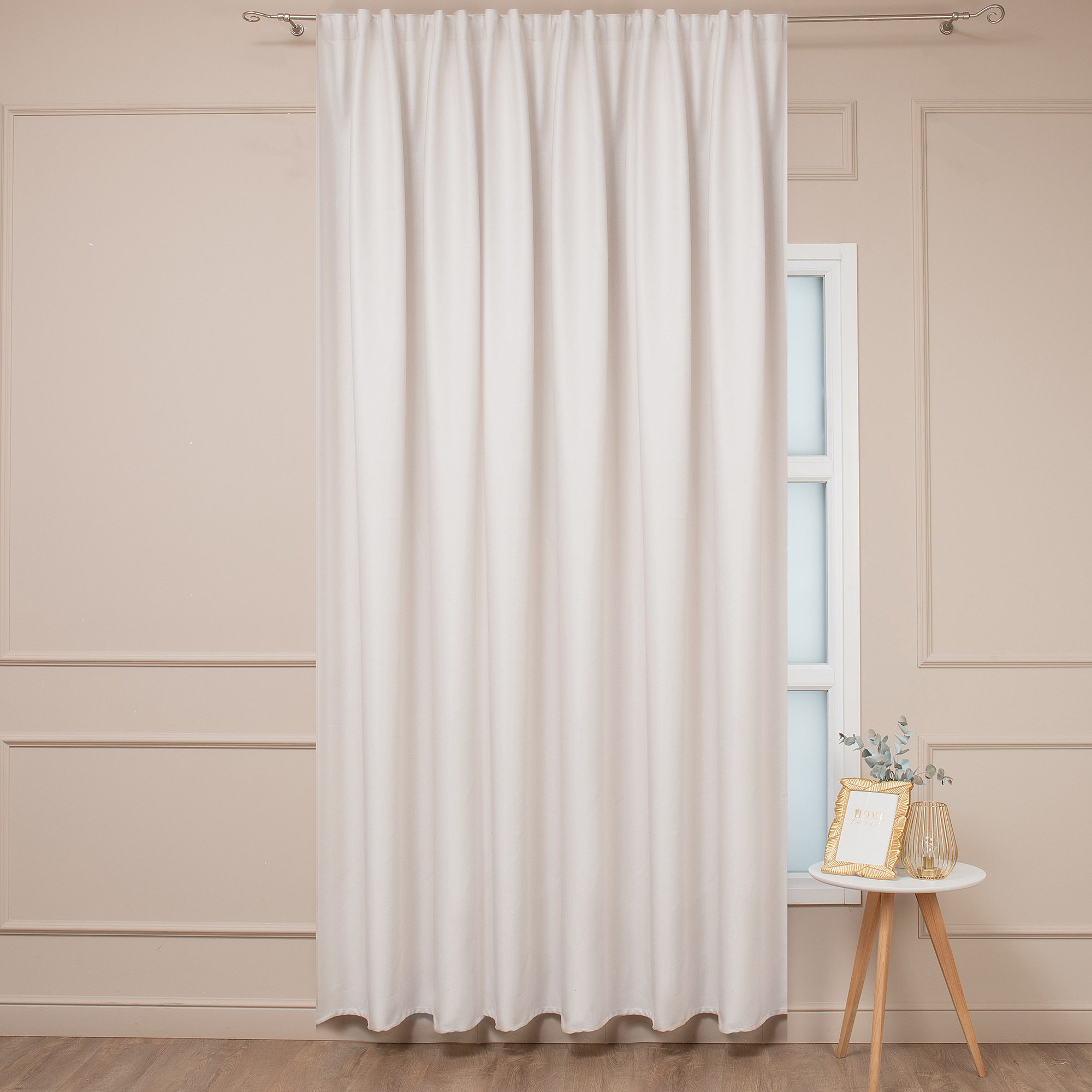 Изображение товара Штора на ленте димаут 200x295 см цвет шампань