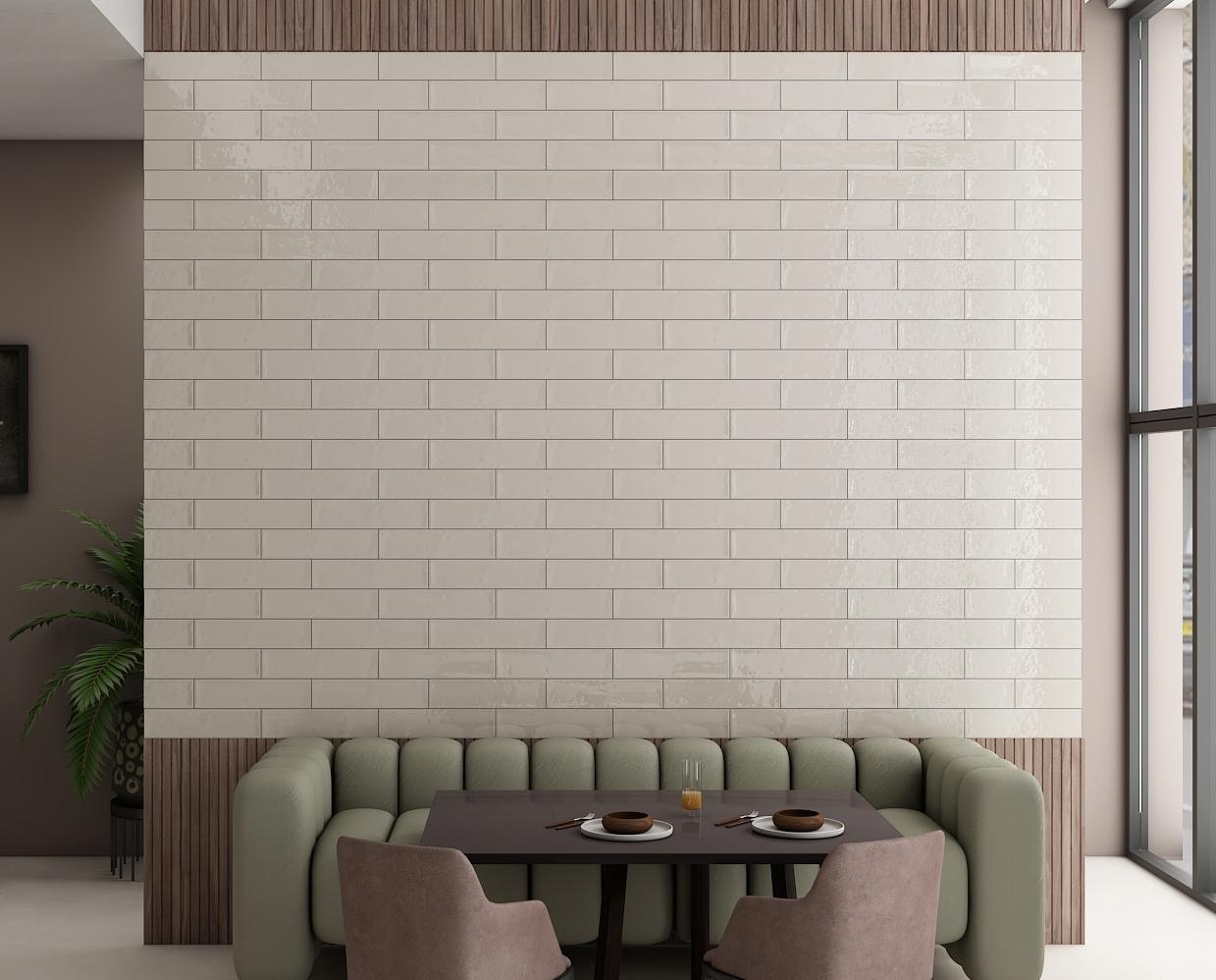 Изображение товара Керамическая плитка Decocer Liguria Cream 7.5x30 см для стен и пола Испания