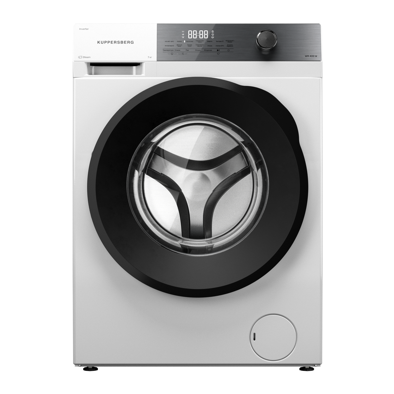 Изображение товара Стиральная машина Kuppersberg Wm 400 w 59.5x85.5x47 см 7 кг цвет белый
