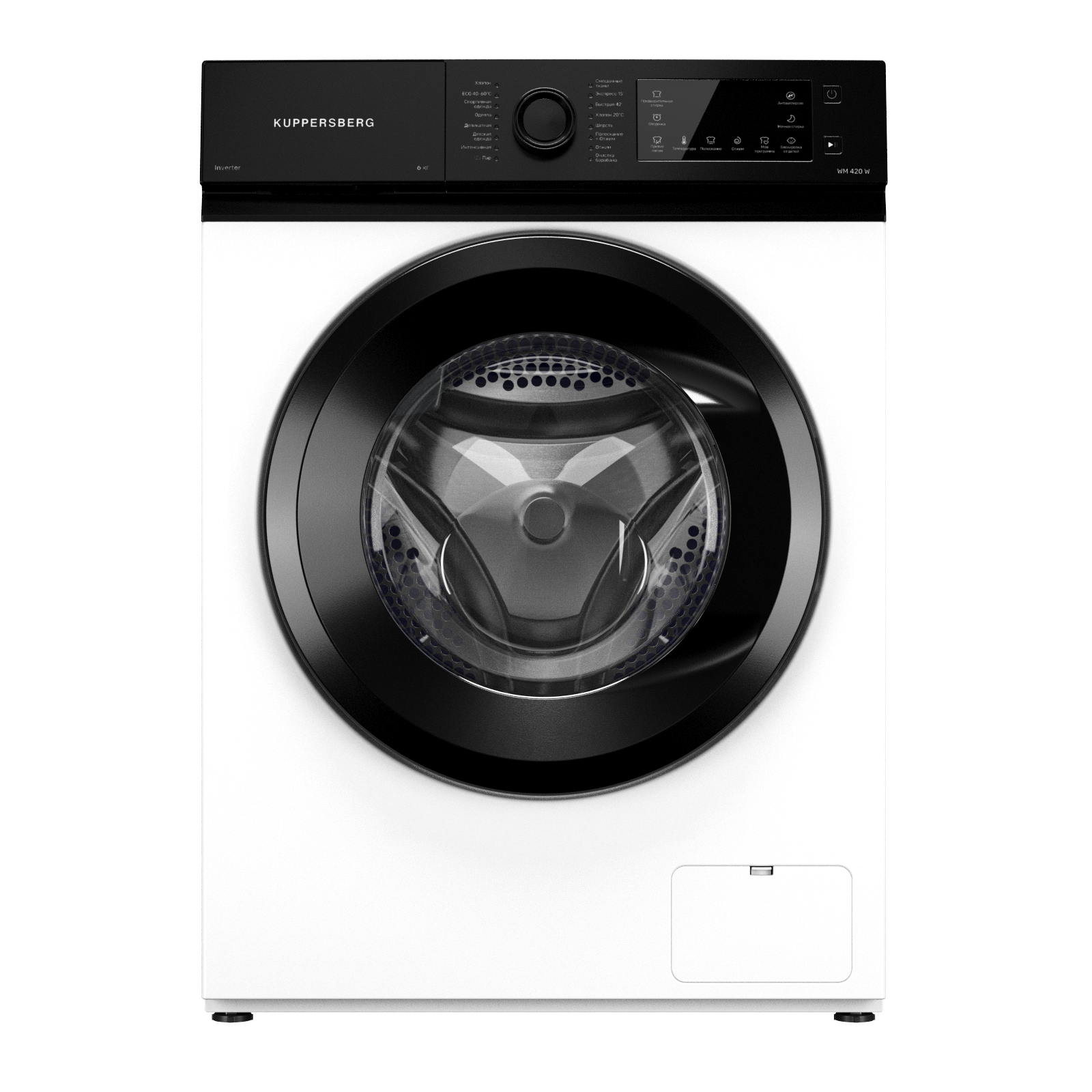 Изображение товара Стиральная машина Kuppersberg WM 420 W 6 кг 16 программ White