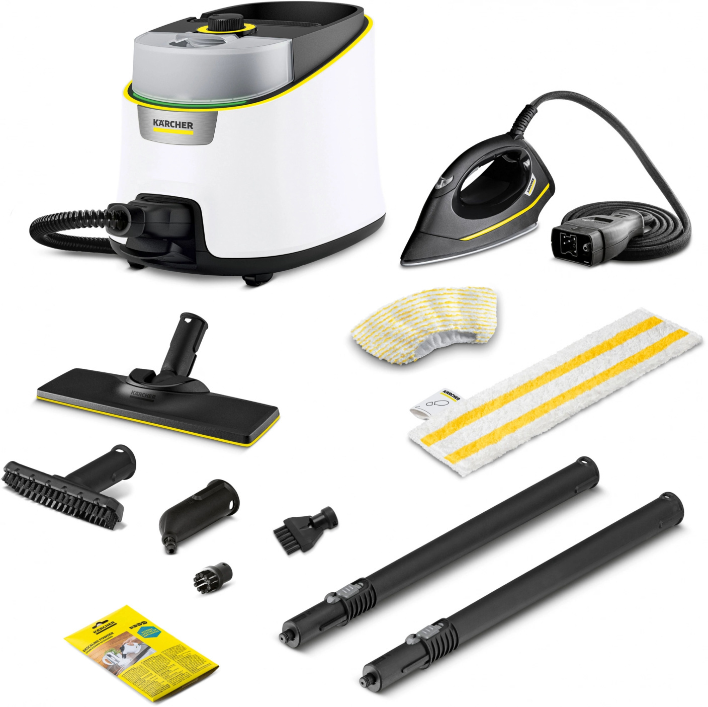 Изображение товара Пароочиститель напольный Karcher SC 4 Deluxe Iron EasyFix 2200Вт белый Изображение товара Пароочиститель напольный Karcher SC 4 Deluxe Iron EasyFix 2200Вт белый
