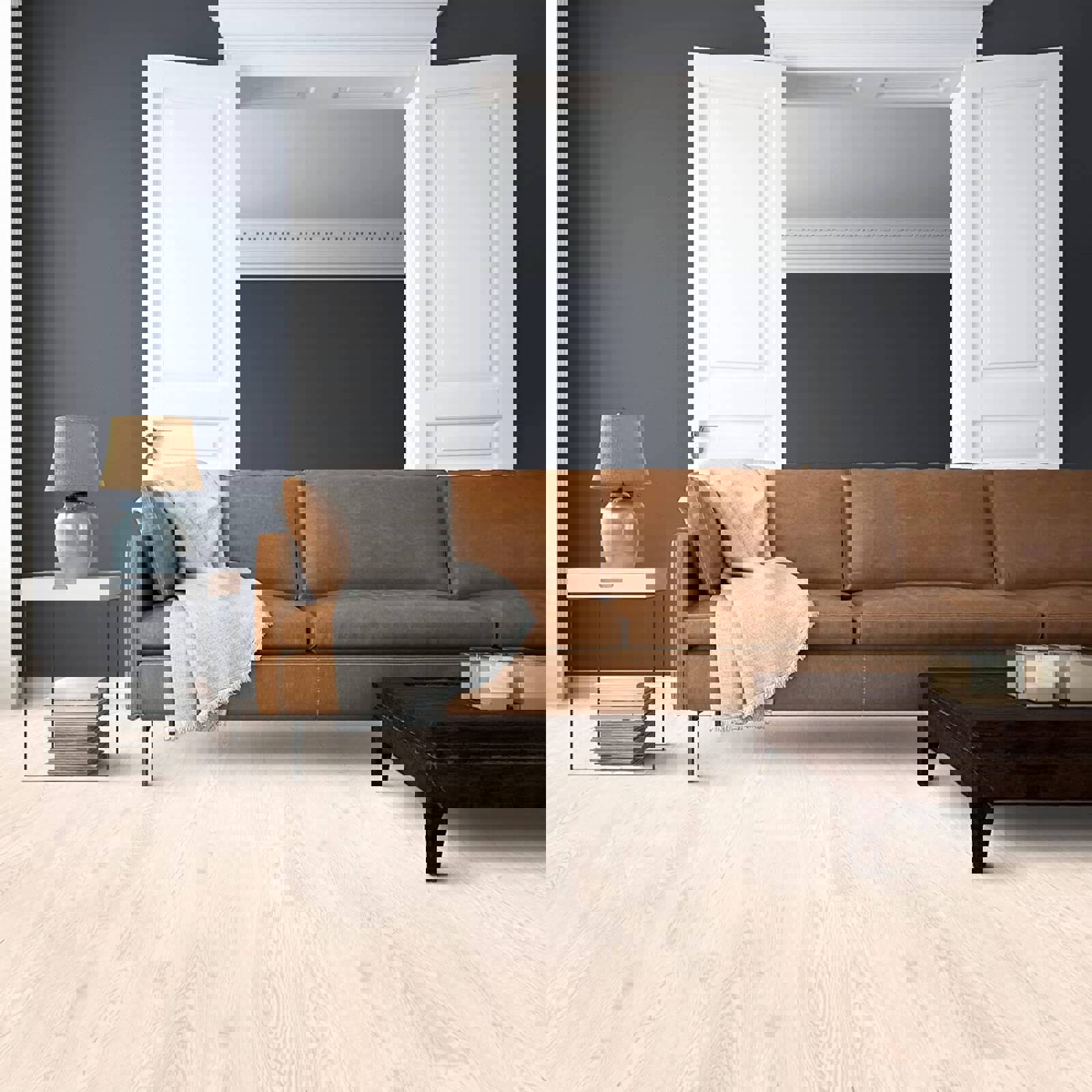 Изображение товара LVT плитка Bazzart Вяз кремовый 152х914 мм влагостойкая самоклеящаяся