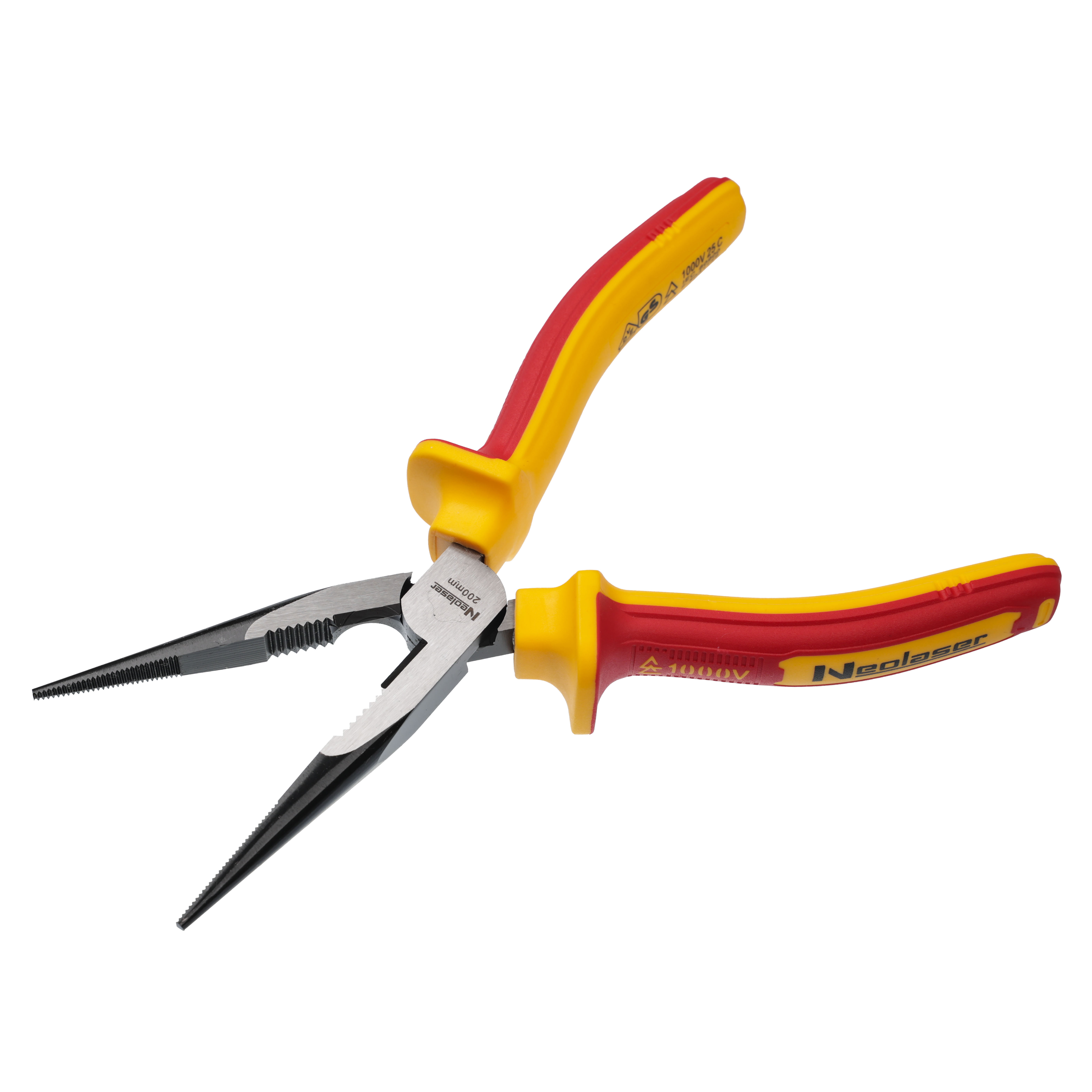 Изображение товара Длинногубцы диэлектрические Neolaser NLH2201 200 мм
