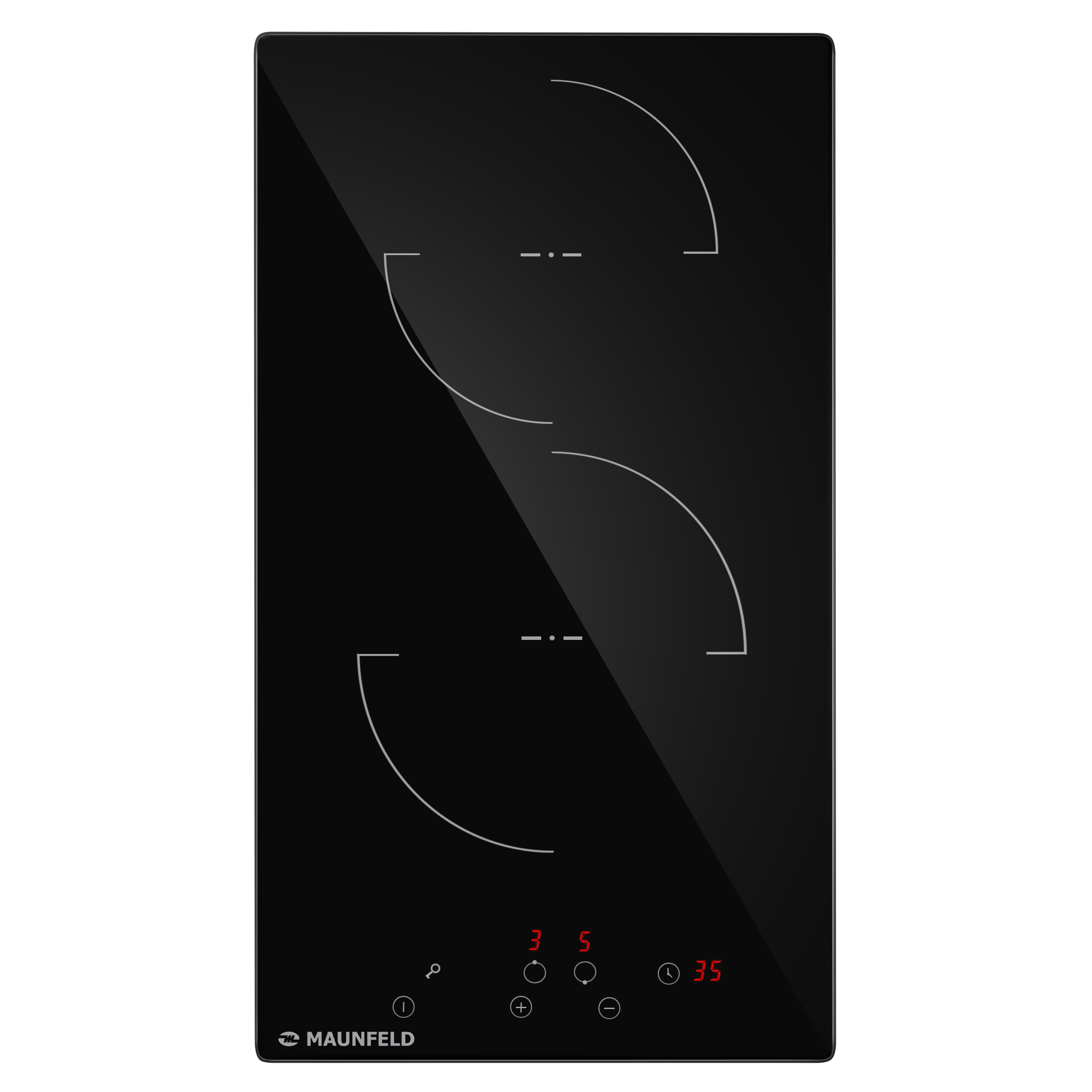 Изображение товара Электрическая варочная панель Maunfeld AVCE3023BK 29 см 2 конфорки черный