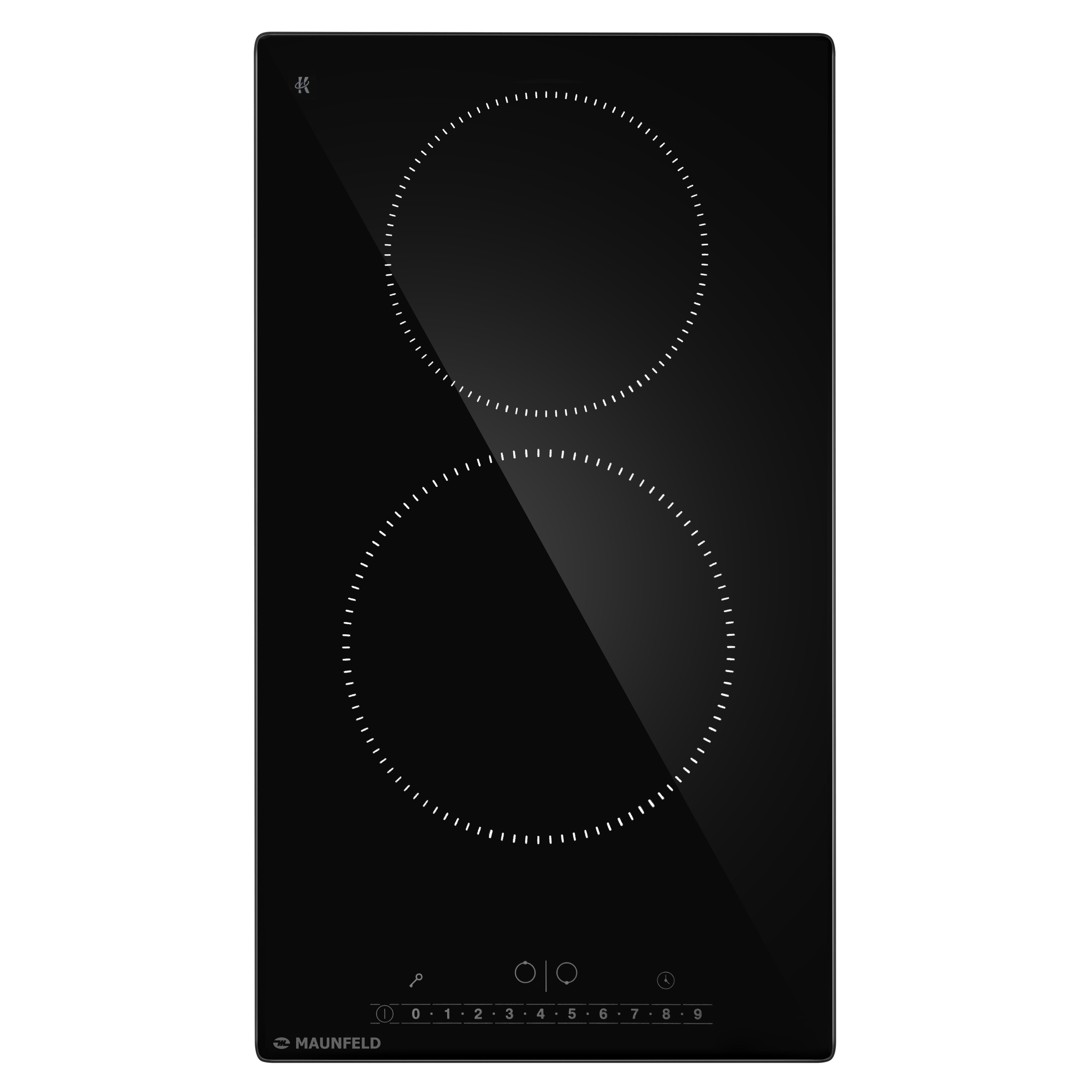 Изображение товара Электрическая варочная панель Maunfeld AVCE3024SBK 2 конфорки 29 см сенсорное управление