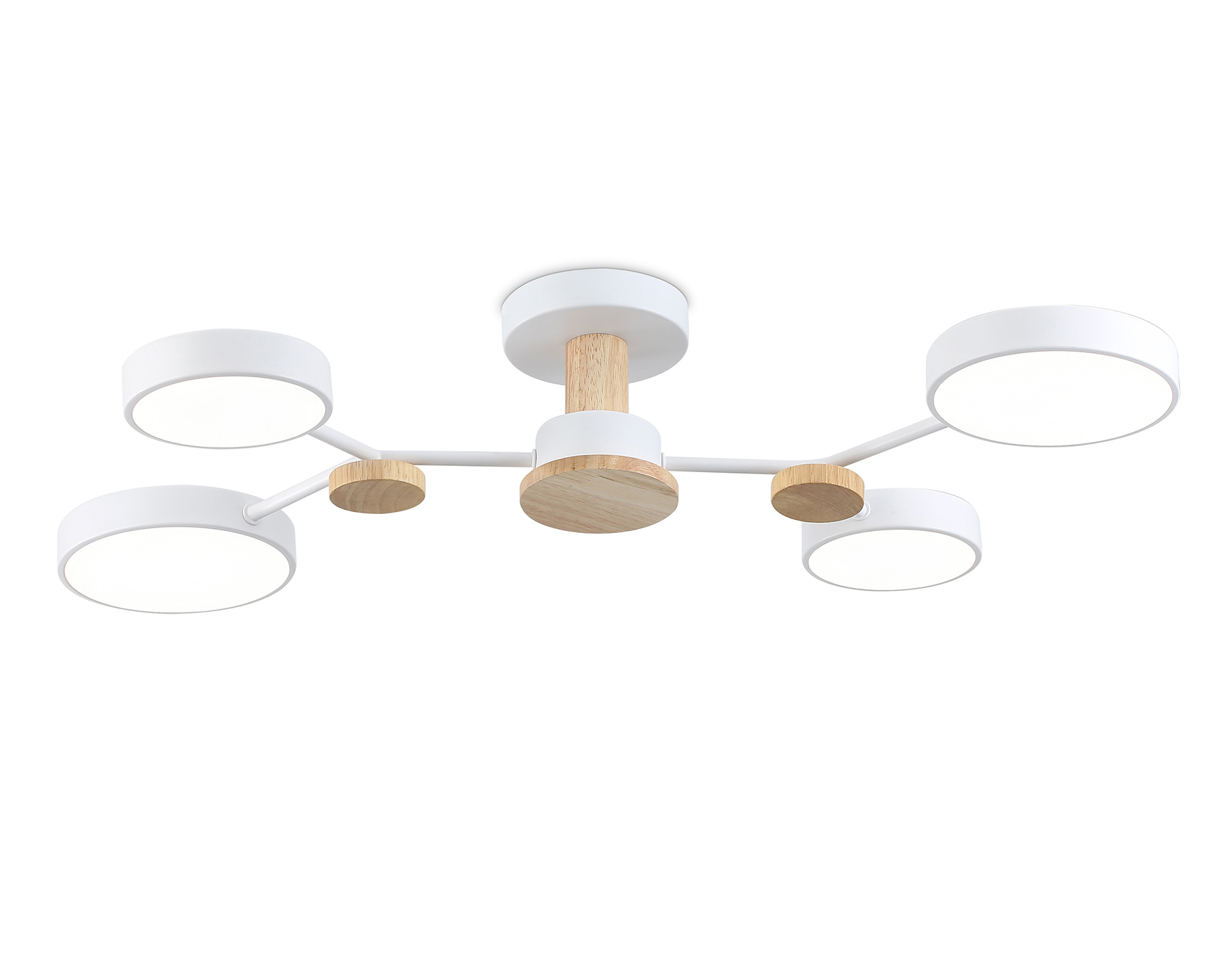 Изображение товара Люстра потолочная светодиодная Ambrella light Comfort Fl4858 30 м² белая современная