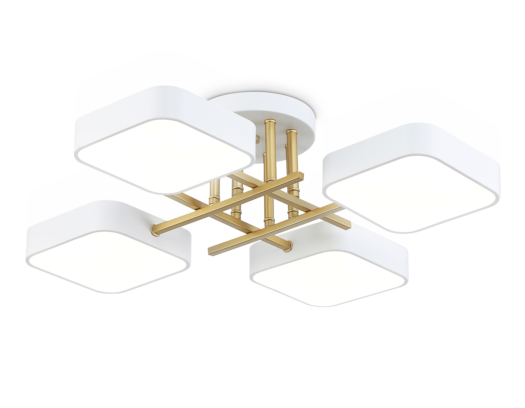 Изображение товара Люстра потолочная светодиодная Ambrella light Comfort Fl516341 24 м² белый металл современные стили