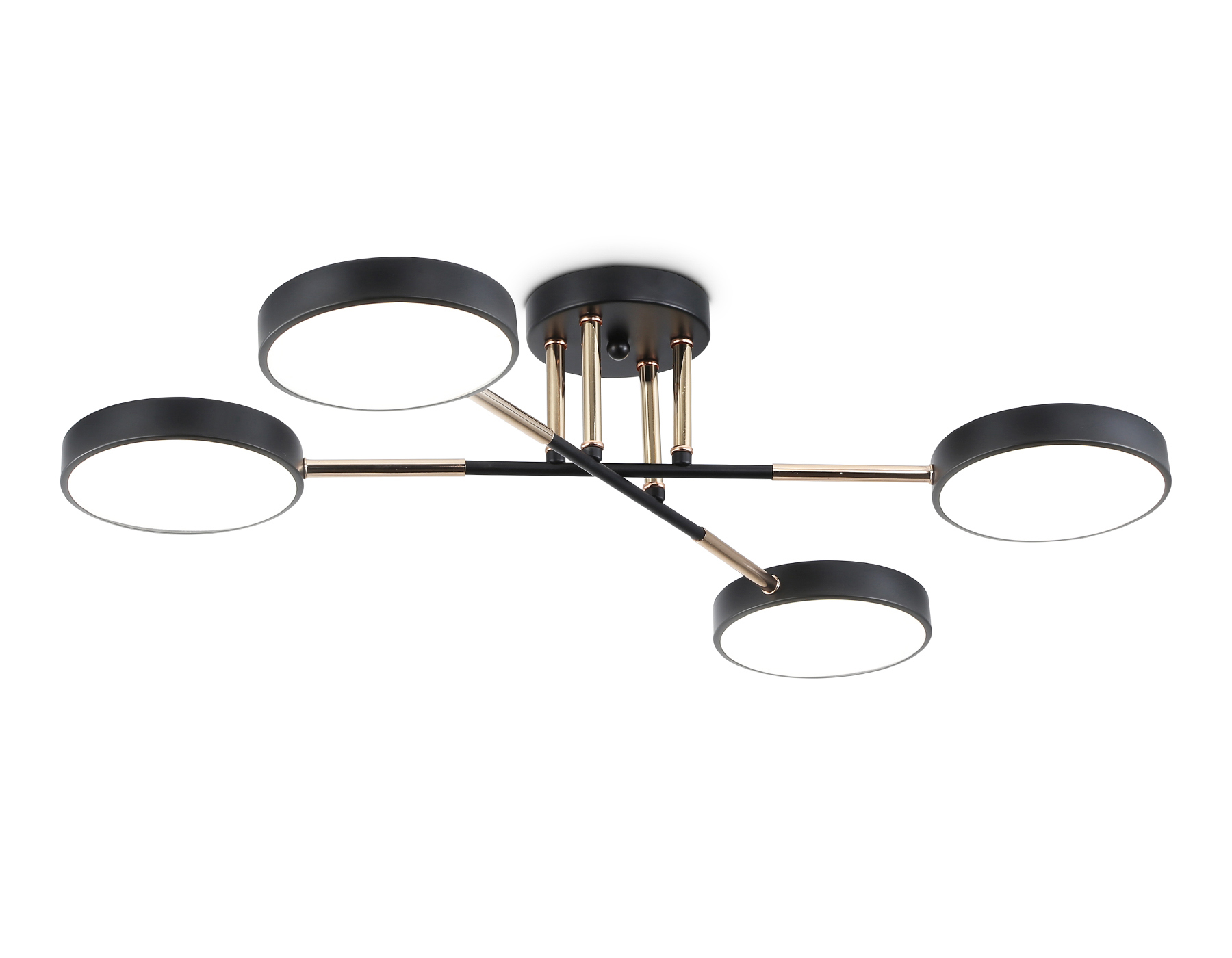 Изображение товара Люстра потолочная светодиодная Ambrella Light Comfort Fl516332 26 м² белая серебро современная пото