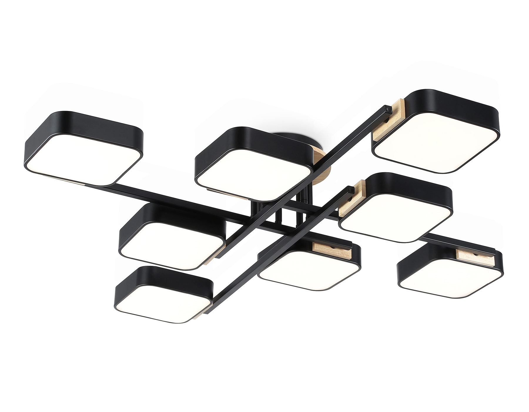 Изображение товара Люстра потолочная светодиодная Ambrella light Comfort Fl4890 48 м² черная современная