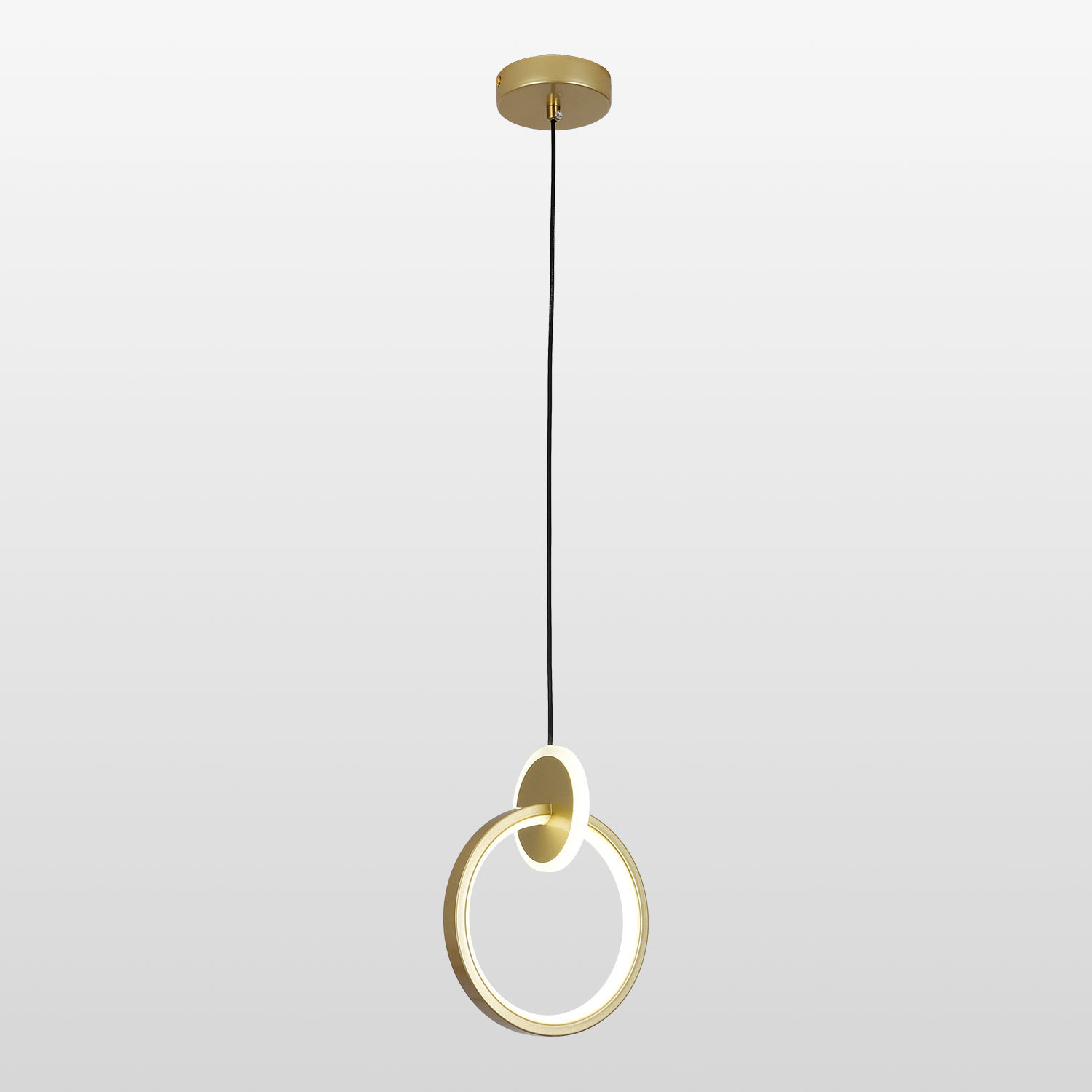 Изображение товара Подвесной светильник ALACHUA Люссоле 5 м² нейтральный белый свет золото