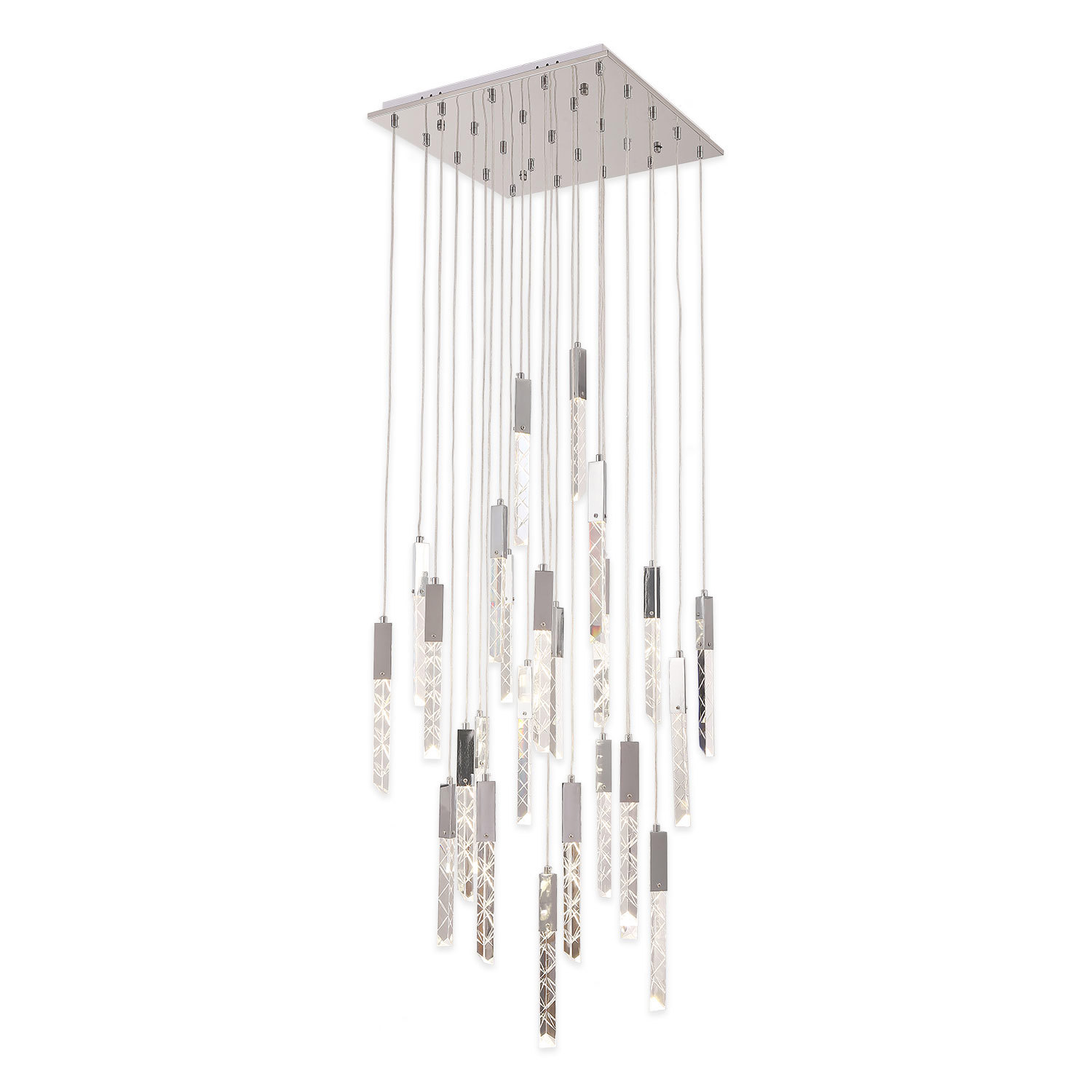 Изображение товара Люстра подвесная Люссоле Littlerock Sy8907 25 плафонов хрусталь для натяжных потолков