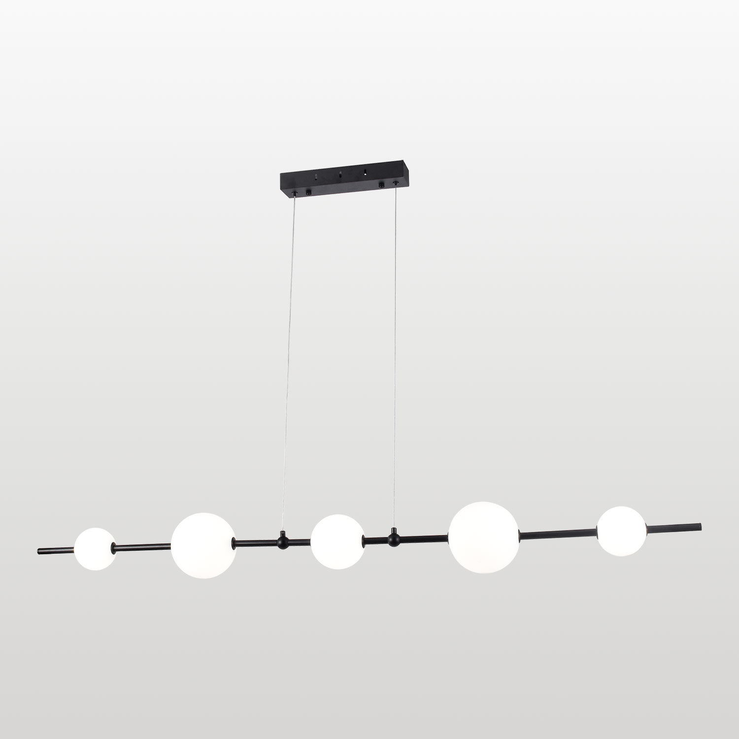 Изображение товара Светильник подвесной светодиодный Люссоле Hart Sy6827 9 м² нейтральный белый свет цвет черный