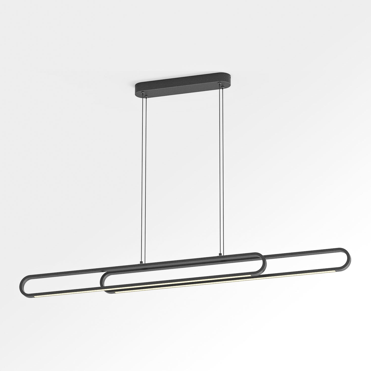 Изображение товара Люстра подвесная светодиодная Люссоле Henry SY4037 14 м² нейтральный белый свет черная