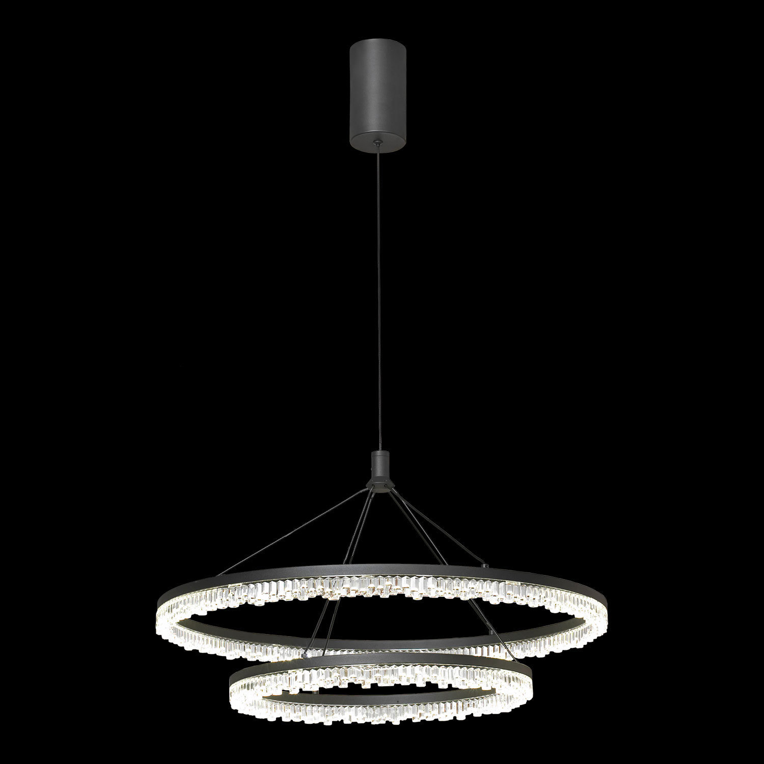 Изображение товара Люстра подвесная светодиодная Люссоле HARDIN SY4347 35 м² черный и белый стиль современный