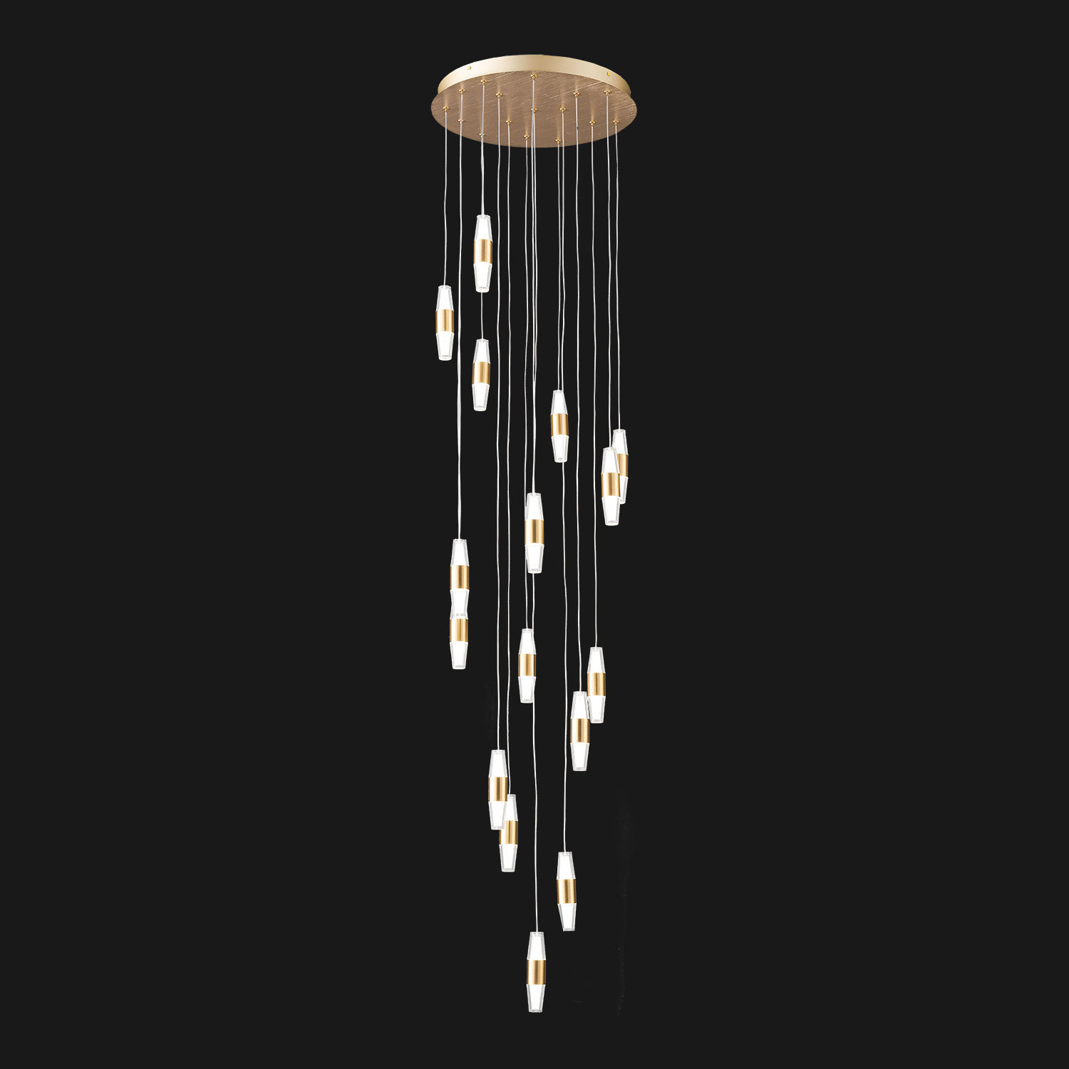 Изображение товара Люстра подвесная светодиодная Люссоле HOPKINS SY4047 нейтральный белый свет