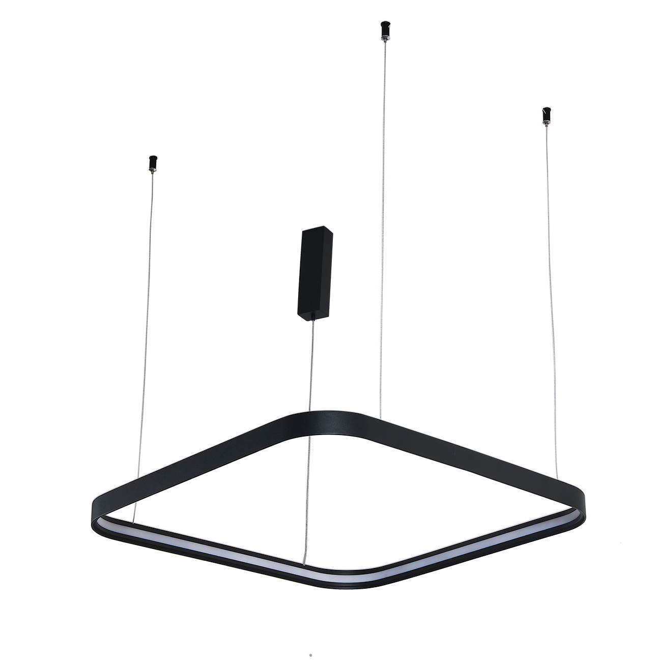 Изображение товара Светильник подвесной светодиодный Italline It013-6024 black 3000k 16 м² теплый белый (желтый) свет цвет черный