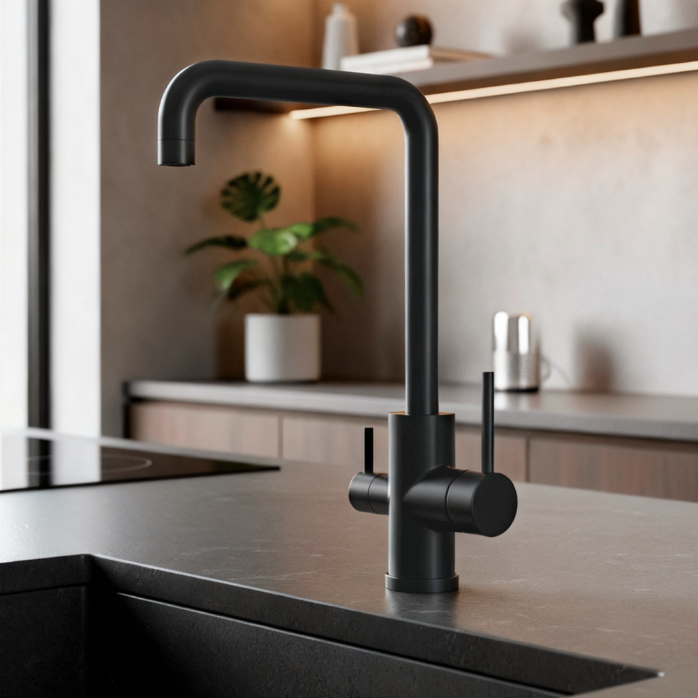 Изображение товара Смеситель для кухни Voda FW519 с подключением к фильтру черный