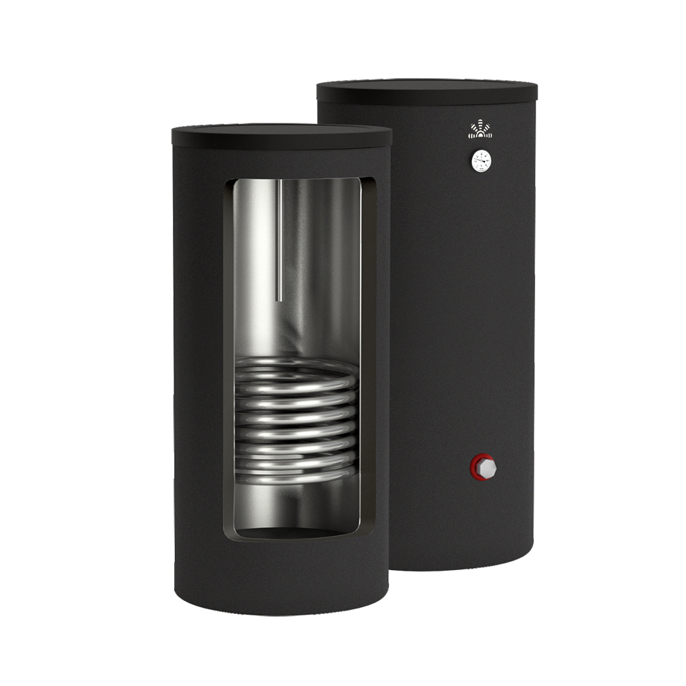 Изображение товара Бойлер косвенного нагрева 160 л Gekon B01s inox GK1601S 20 кВт вертикальный на основании напольный нержавеющая сталь