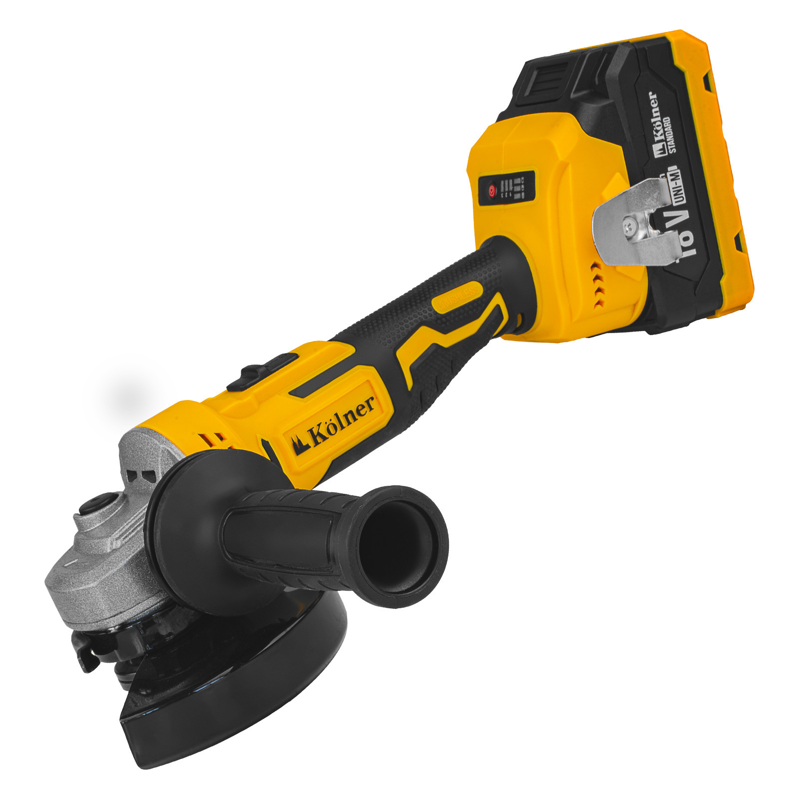 Изображение товара Аккумуляторная УШМ Kolner KAG 18BL-125-1K 125 мм бесщёточный двигатель