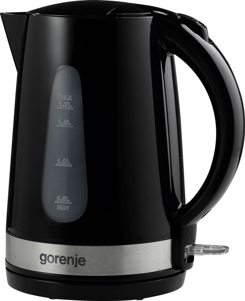 Изображение товара Электрический чайник 1.7 л Gorenje K17BK пластик цвет черный Изображение товара Электрический чайник 1.7 л Gorenje K17BK пластик цвет черный