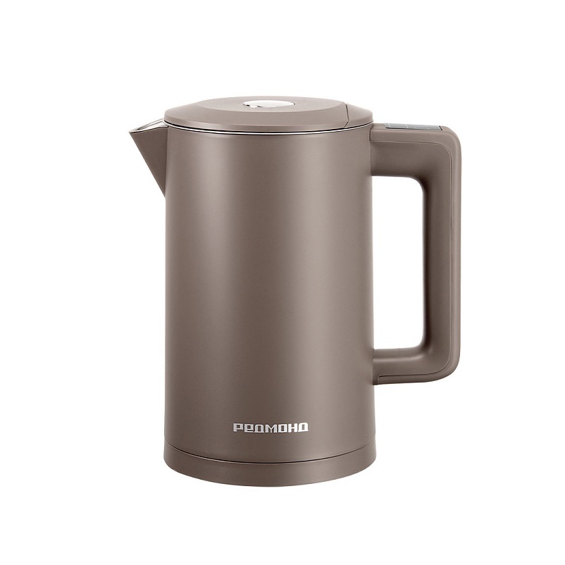 Изображение товара Электрический чайник 1.7 л Redmond SkyKettle KM-231S металл цвет коричневый Изображение товара Электрический чайник 1.7 л Redmond SkyKettle KM-231S металл цвет коричневый