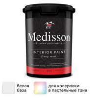 Изображение товара Краска Parade Medisson для стен и потолков 0.9 л белая матовая акриловая