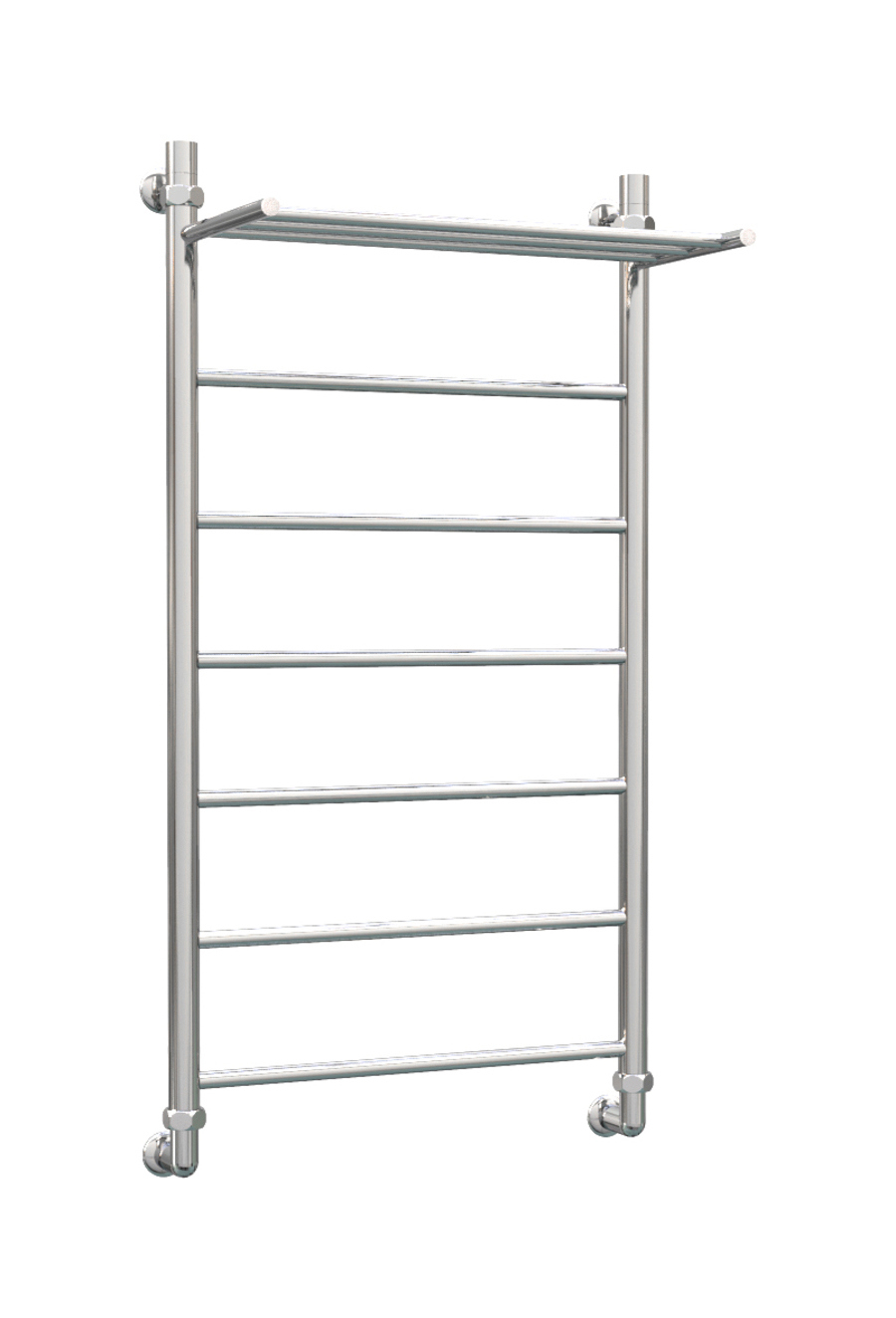 Изображение товара Водяной полотенцесушитель с полкой Роснерж L107100 1000x530 мм хром