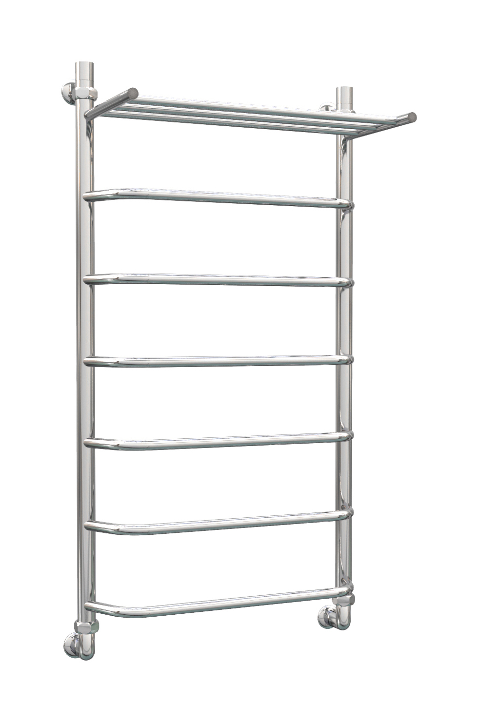 Изображение товара Водяной полотенцесушитель с полкой Роснерж L108100 1000x430 мм хром