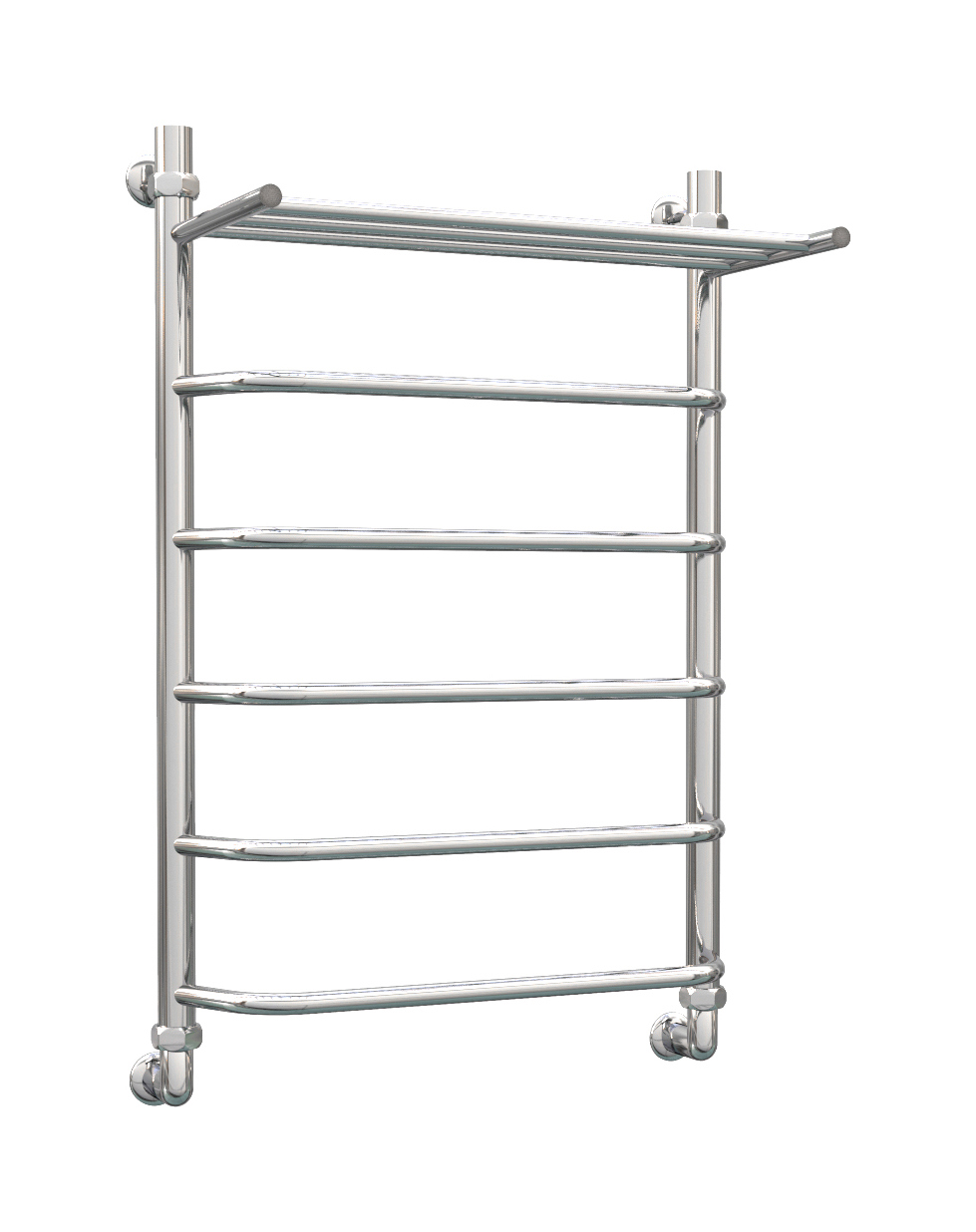 Изображение товара Полотенцесушитель водяной Роснерж L108100 с полкой хром 800x630 мм
