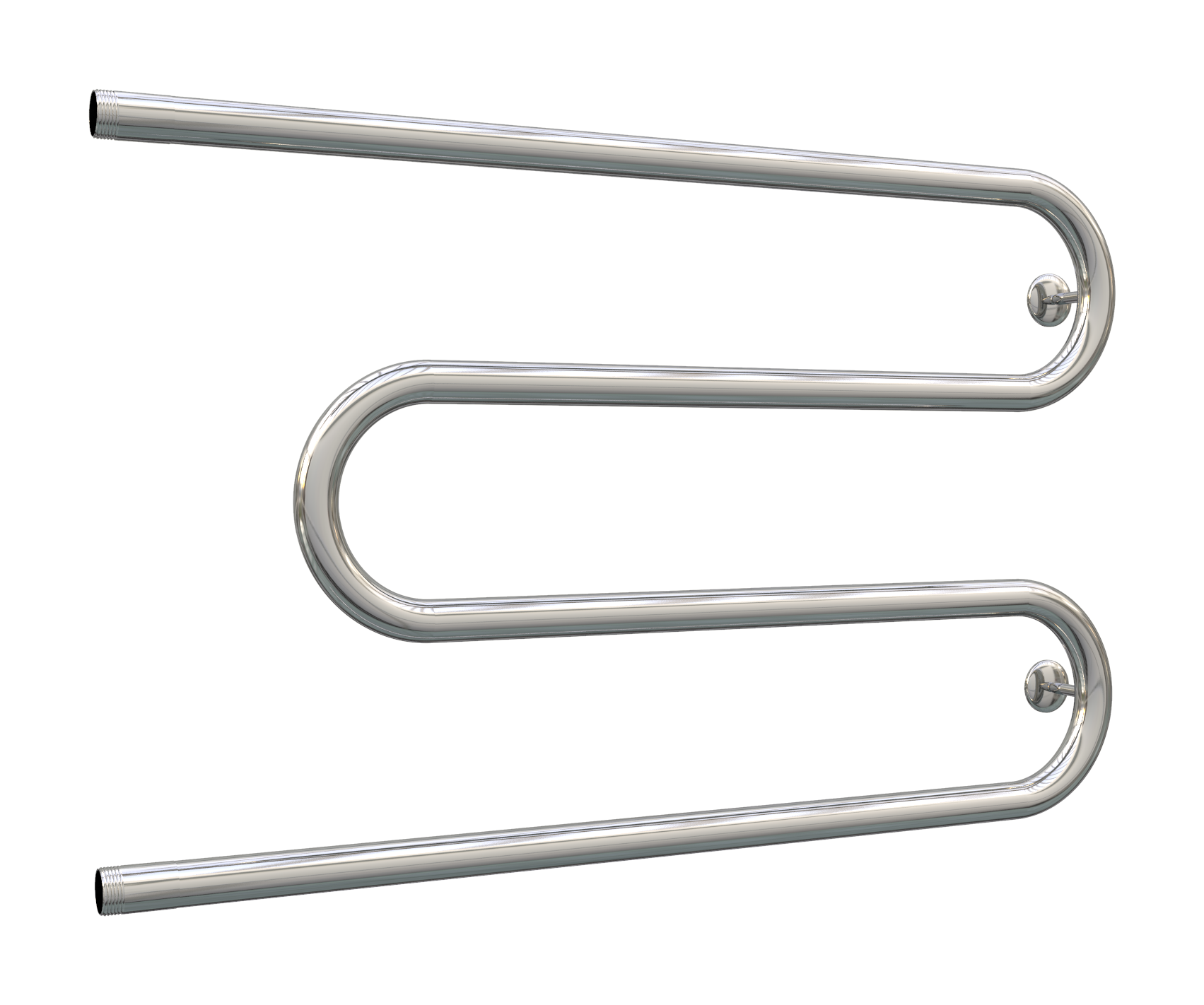 Изображение товара Водяной полотенцесушитель Роснерж М образный 50x80 см хром Россия