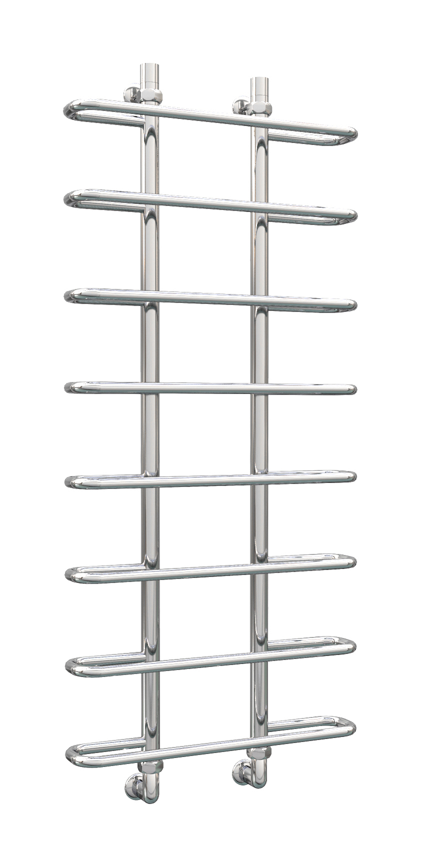 Изображение товара Полотенцесушитель водяной лесенка Роснерж L103000 1200x500 мм универсальная подводка нержавеющая сталь цвет хром