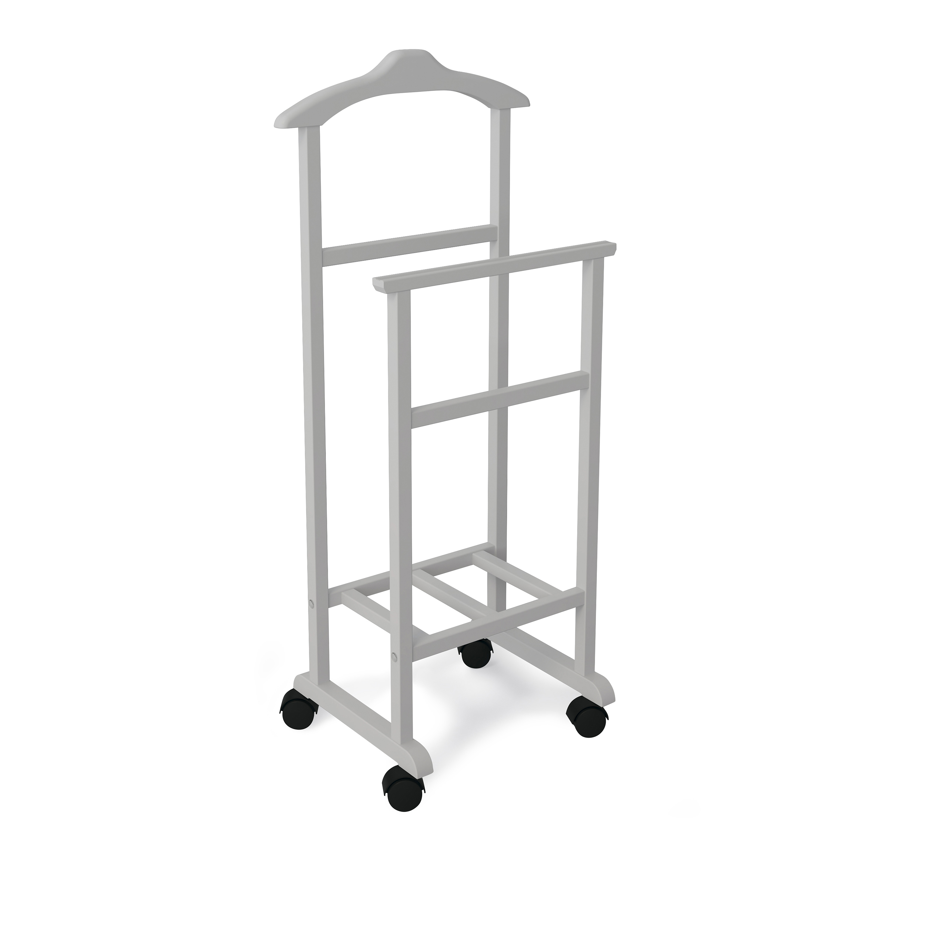 Изображение товара Напольная вешалка ТриЯ 106x46x34 см цвет белый матовый