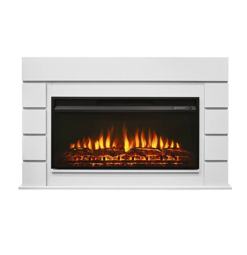 Изображение товара Электрокамин комплект Fires Merlin Каскад с очагом Flash 36 белый 2000Вт для дома и интерьера