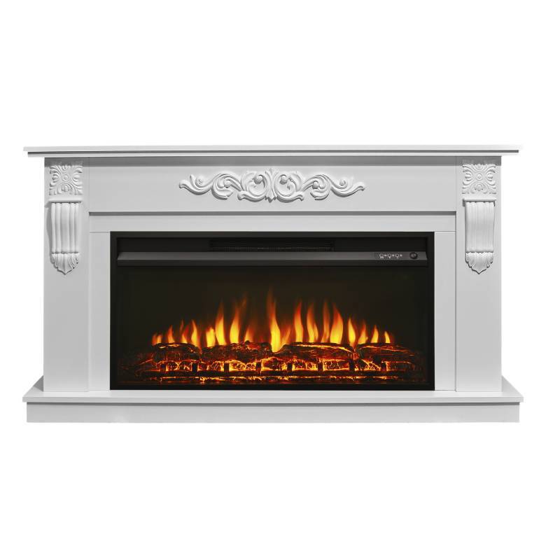 Изображение товара Каминокомплект Fires merlin Соренто с очагом Flash 36 2000Вт белый