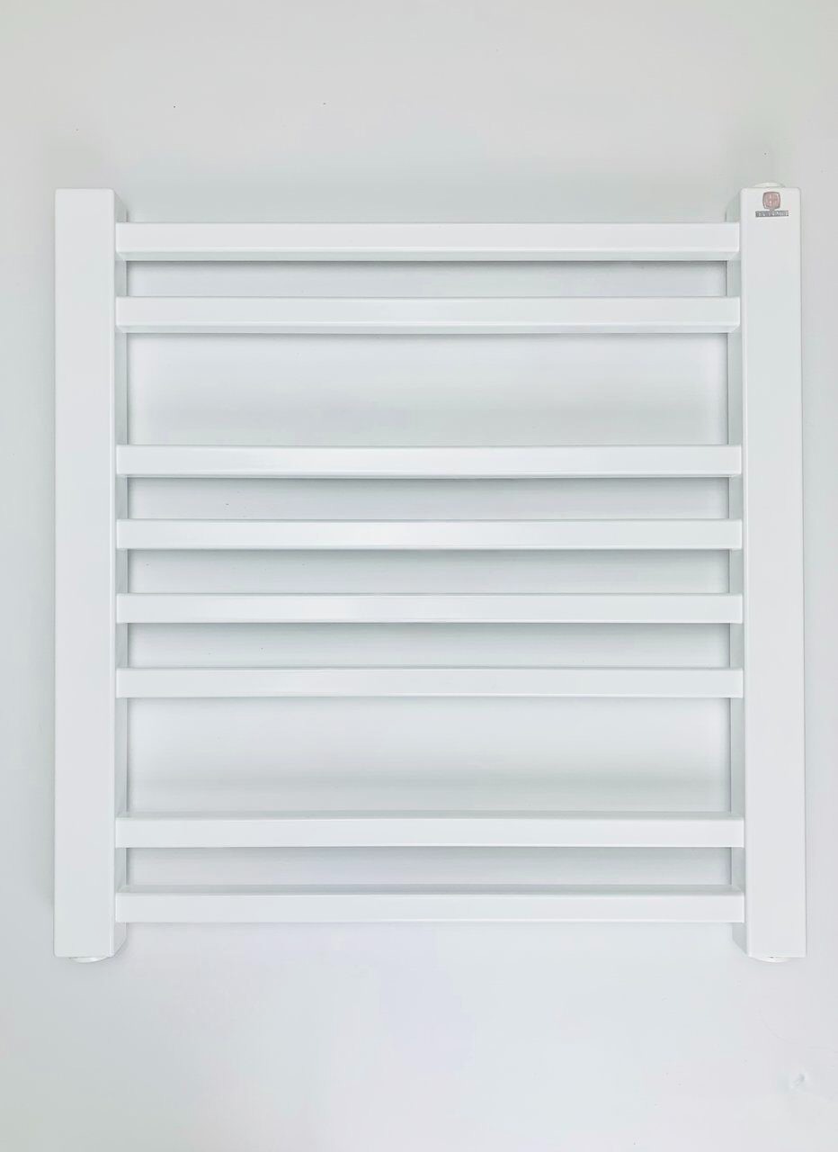 Изображение товара Полотенцесушитель электрический Terma Bone W 500x510 мм 190 Вт с терморегулятором Лесенка цвет белый матовый