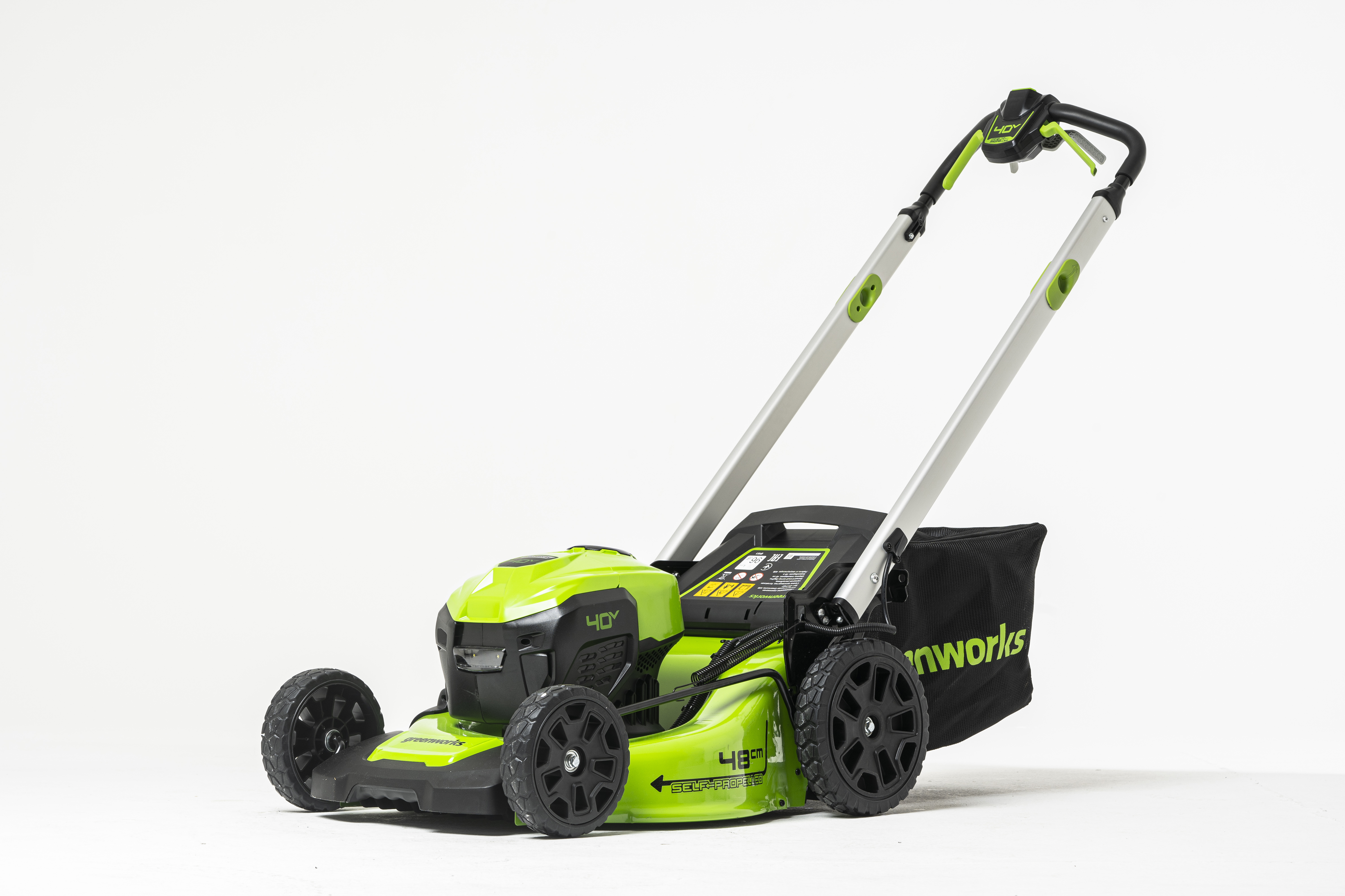 Изображение товара Газонокосилка аккумуляторная Greenworks Gd40lm48sp 40 В 48 см 1x8 Ач АКБ и ЗУ в комплекте Изображение товара Газонокосилка аккумуляторная Greenworks Gd40lm48sp 40 В 48 см 1x8 Ач АКБ и ЗУ в комплекте